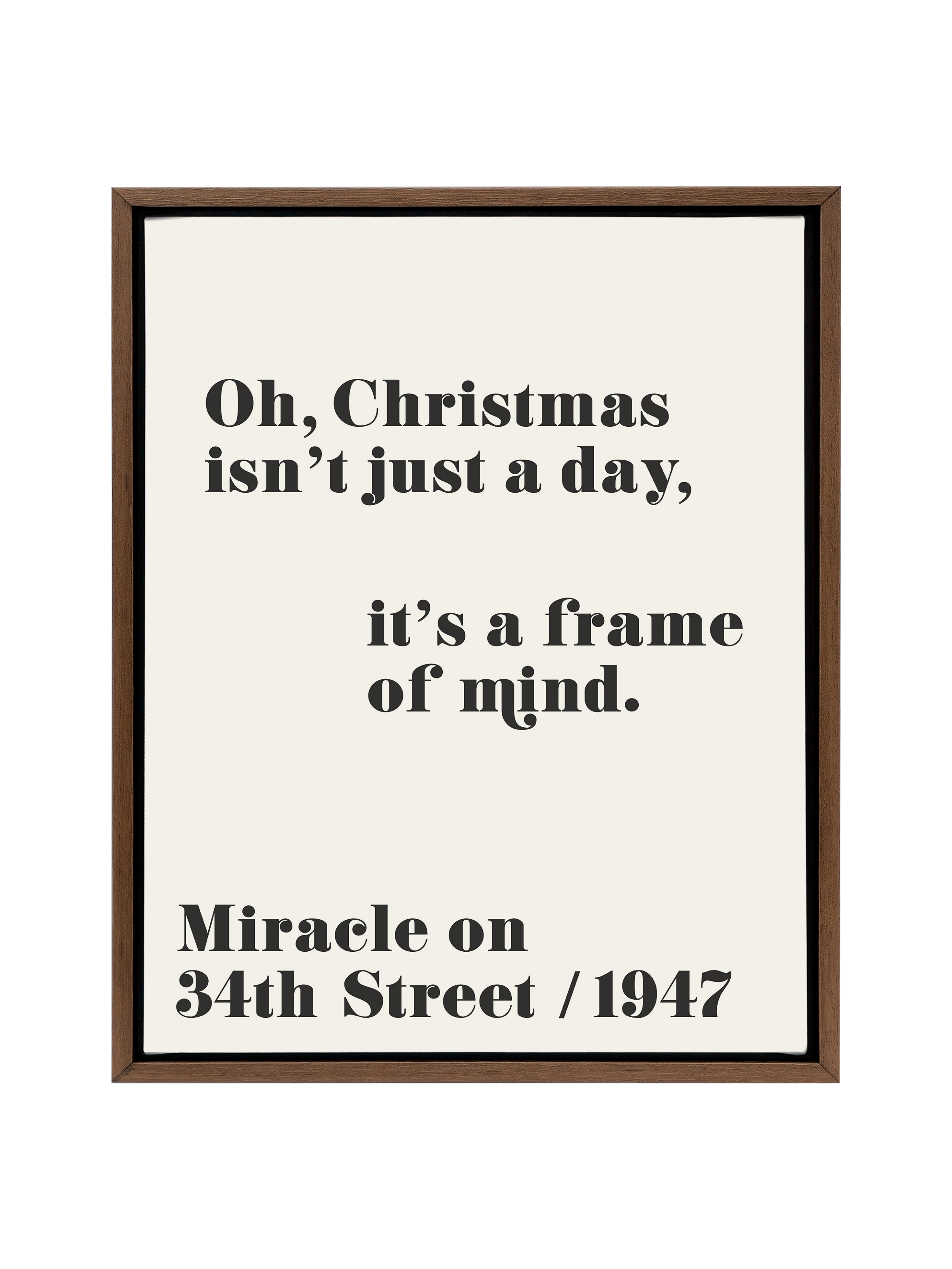 Christmas Isn't Just a Day | Alabaster | Canvas