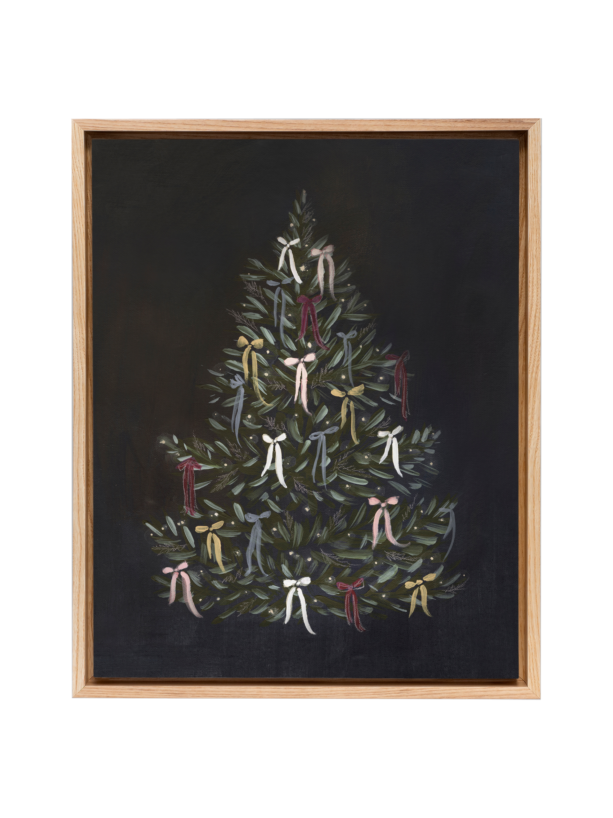 Christmas Tree with Bows | Canvas