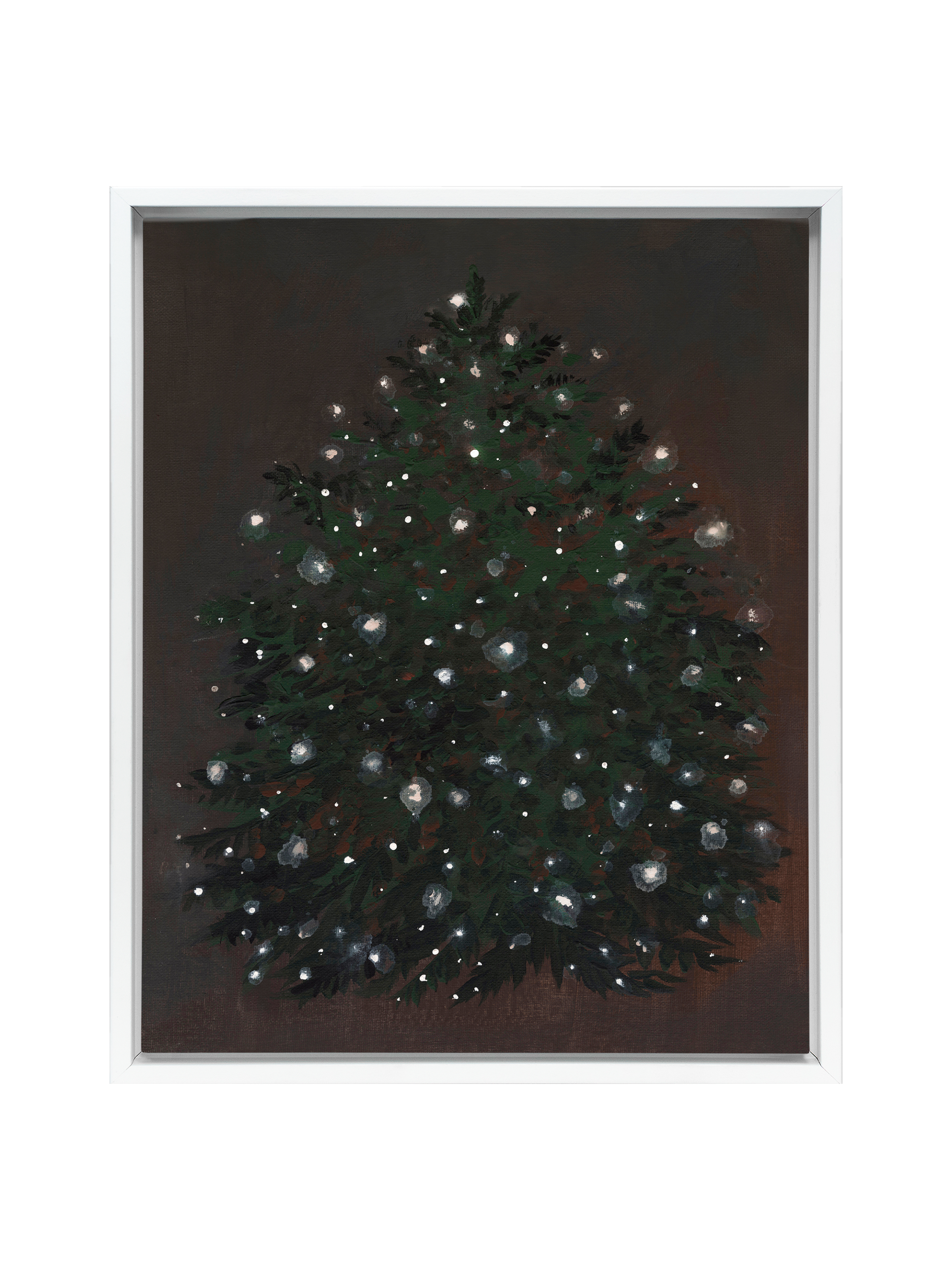 Christmas Tree with Lights | Canvas