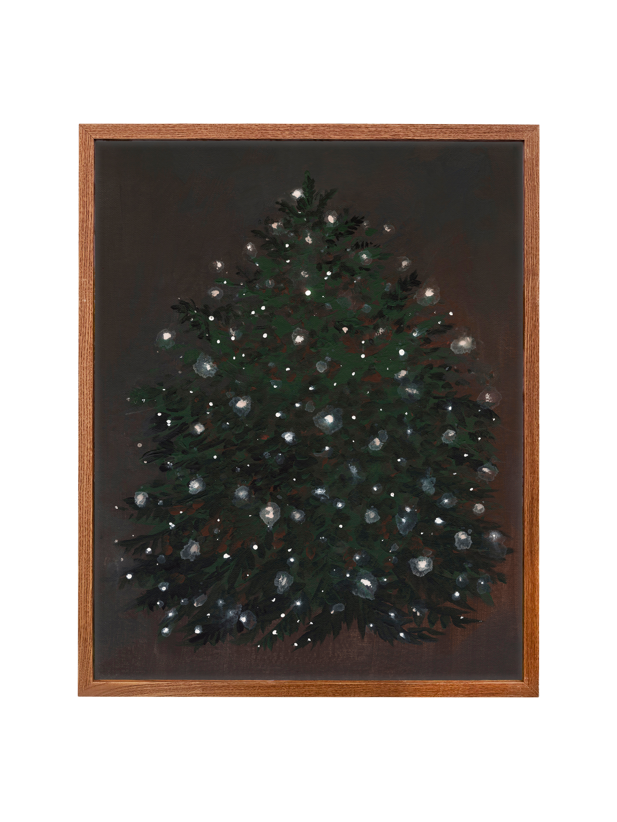 Christmas Tree with Lights | Canvas