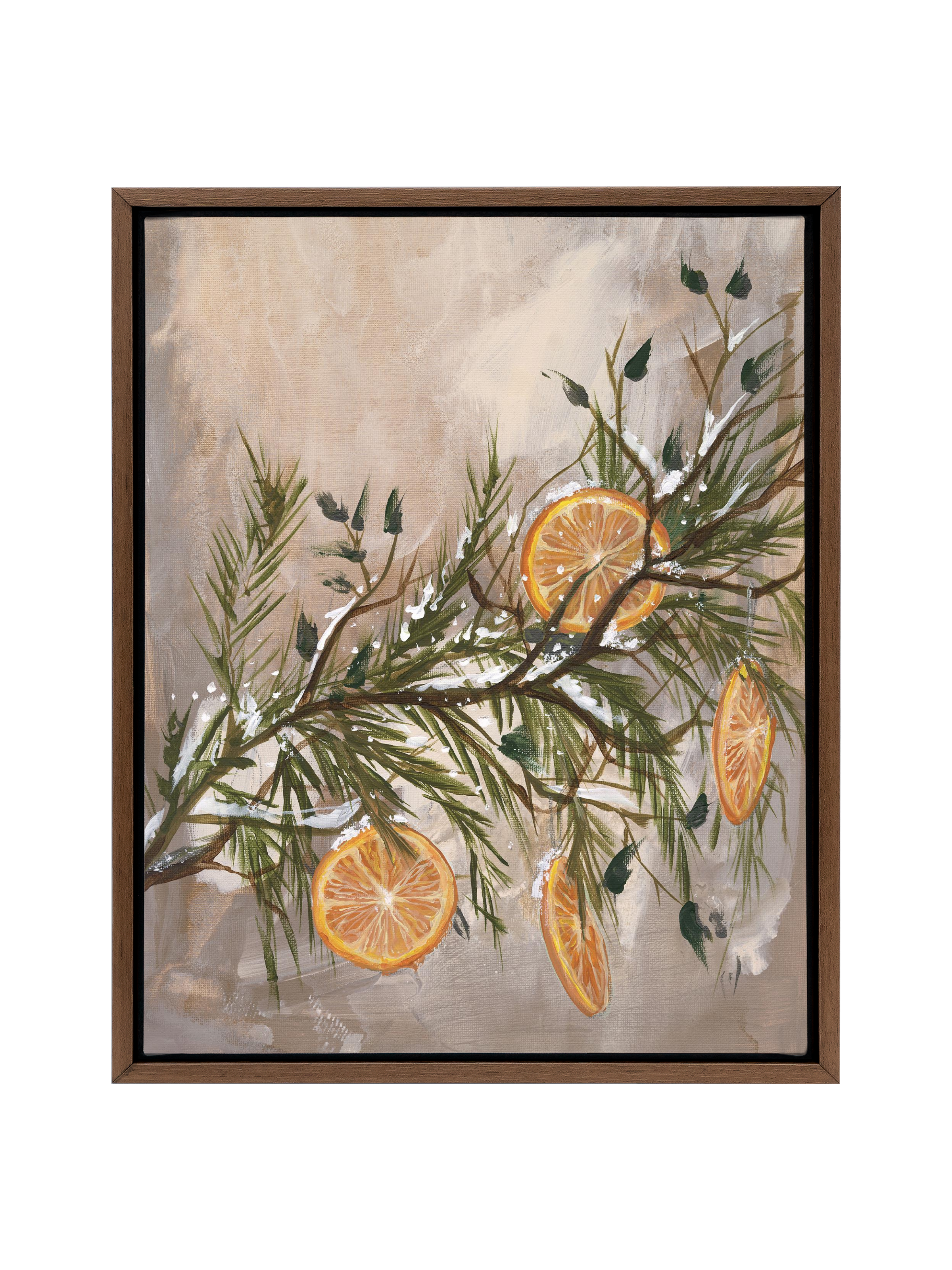 Citrus Garland | Vertical | Canvas