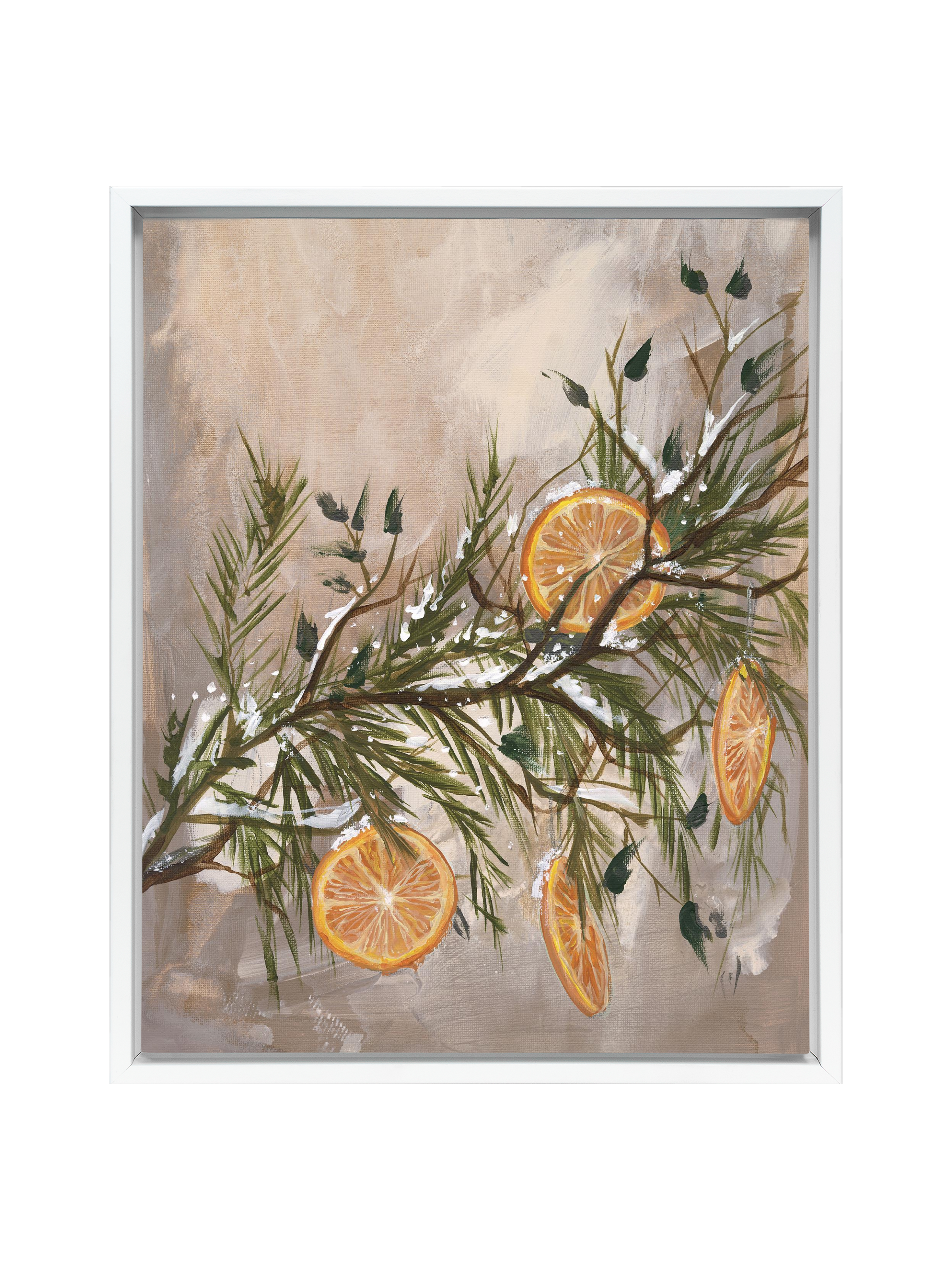 Citrus Garland | Vertical | Canvas