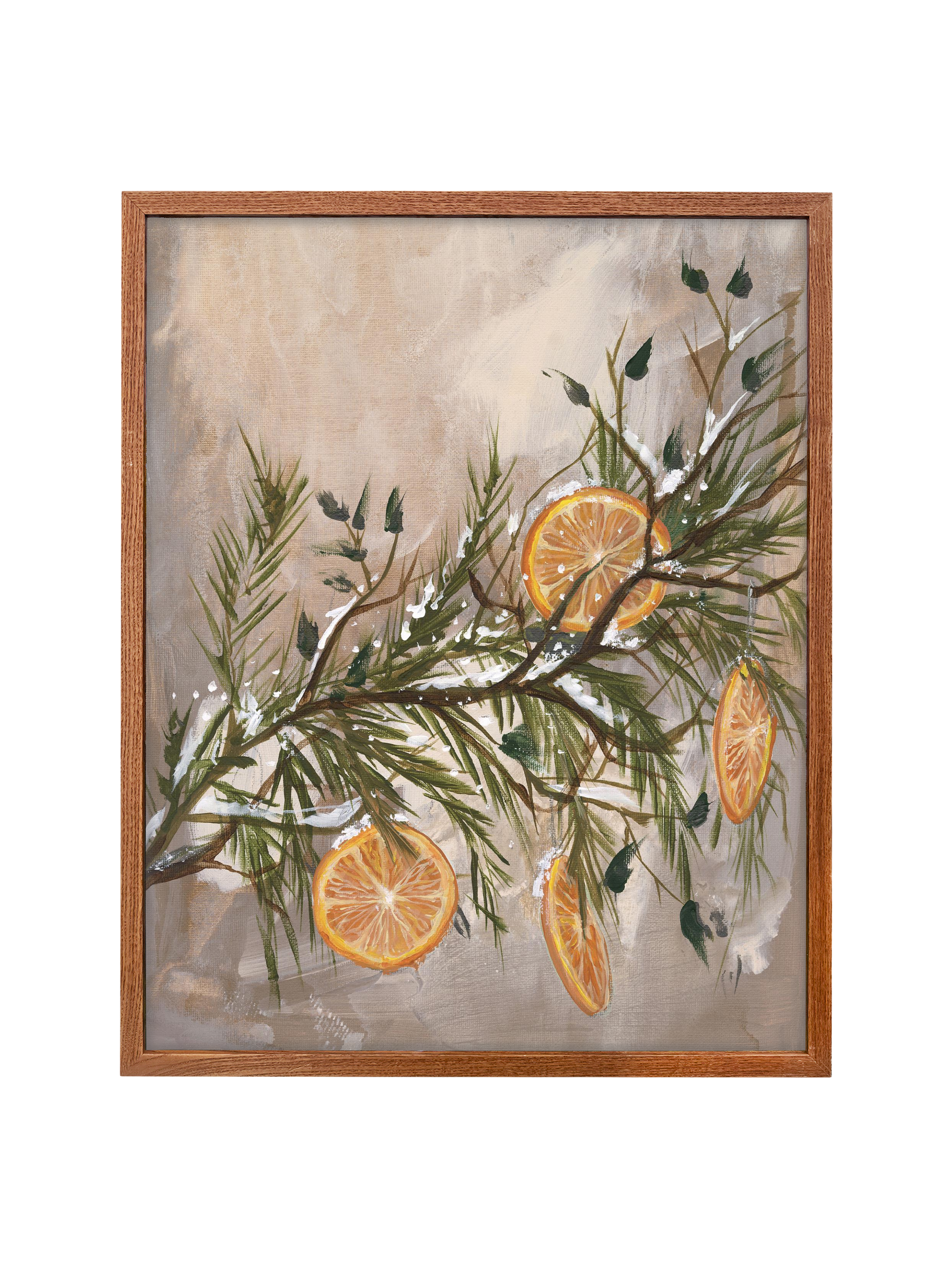 Citrus Garland | Vertical | Canvas