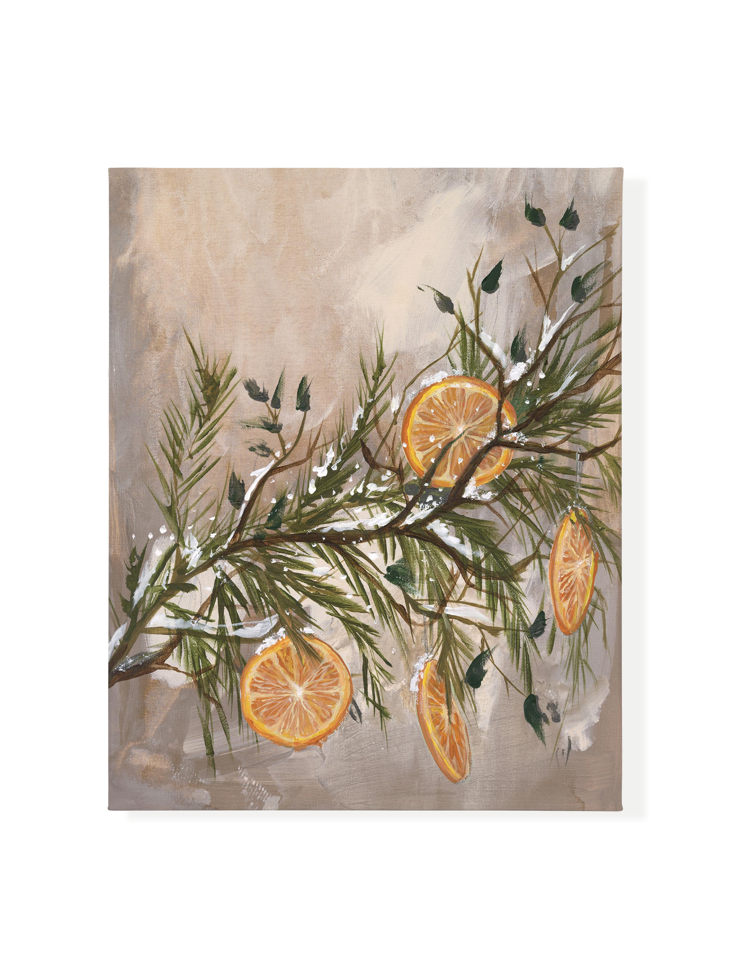 Citrus Garland | Vertical | Canvas