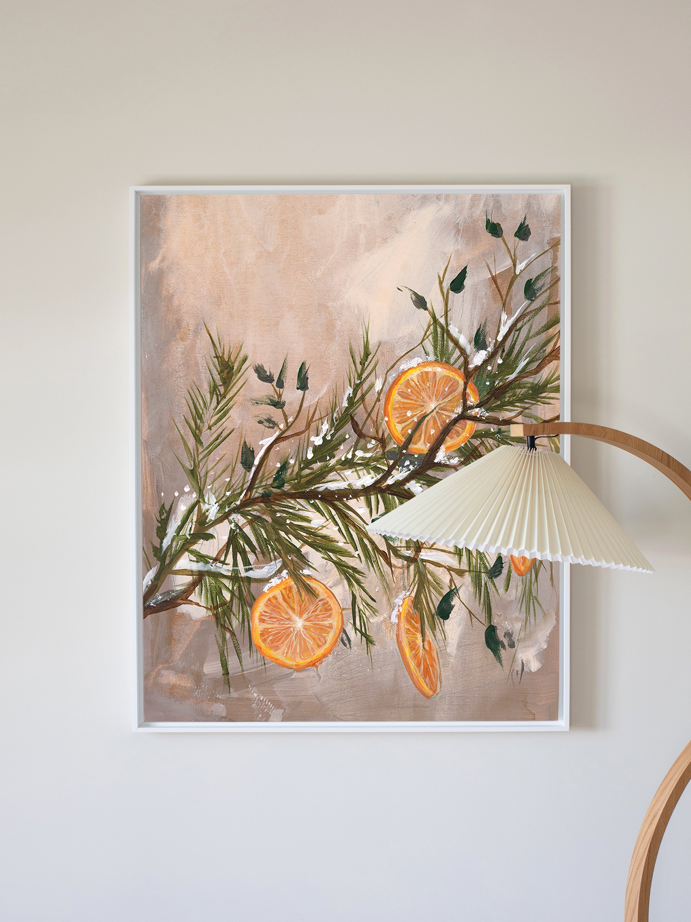 Citrus Garland | Vertical | Canvas
