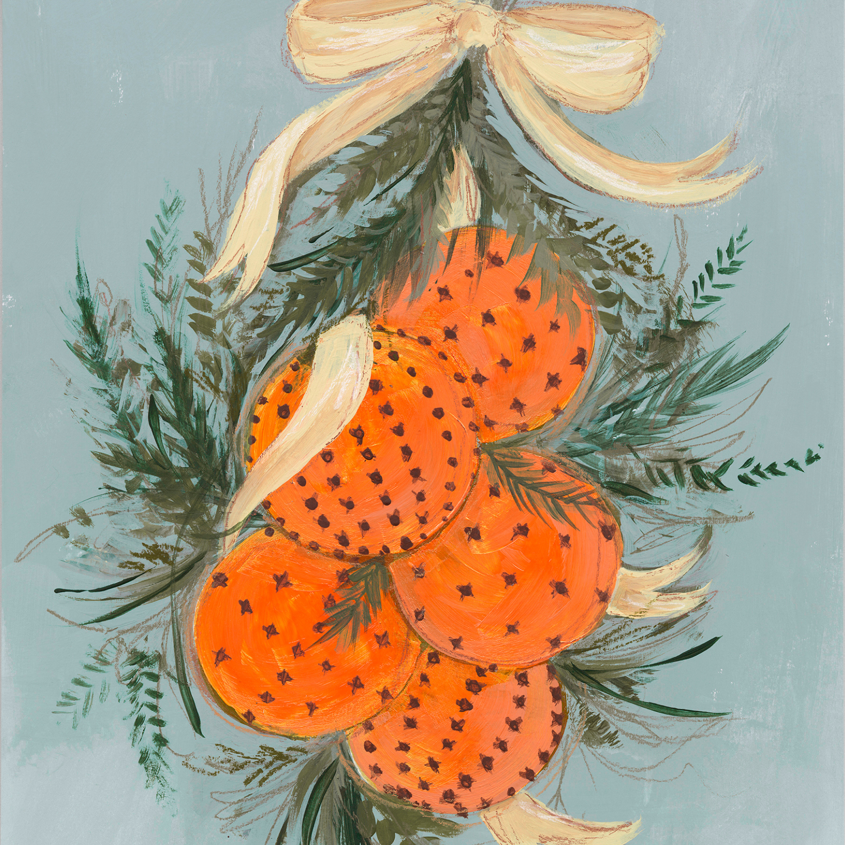 Cloved Oranges | Canvas