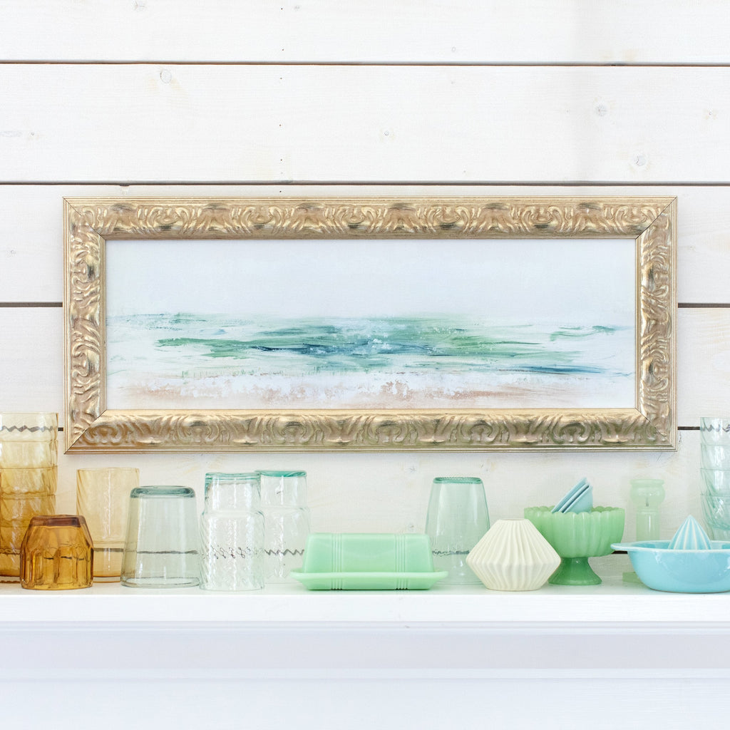 sea glass coast canvas