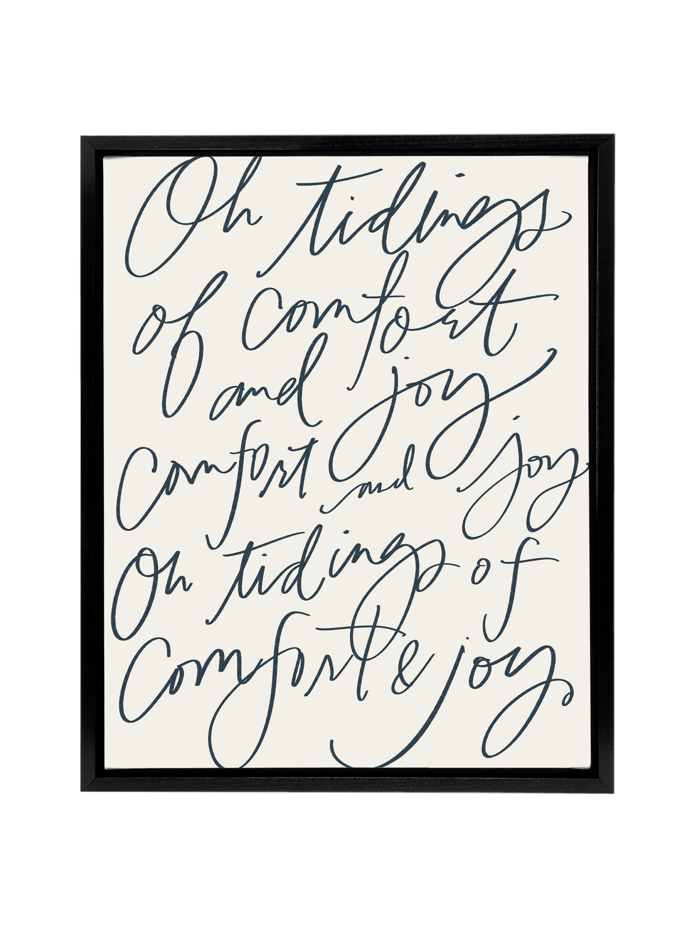 Comfort & Joy | Interior Navy | Canvas