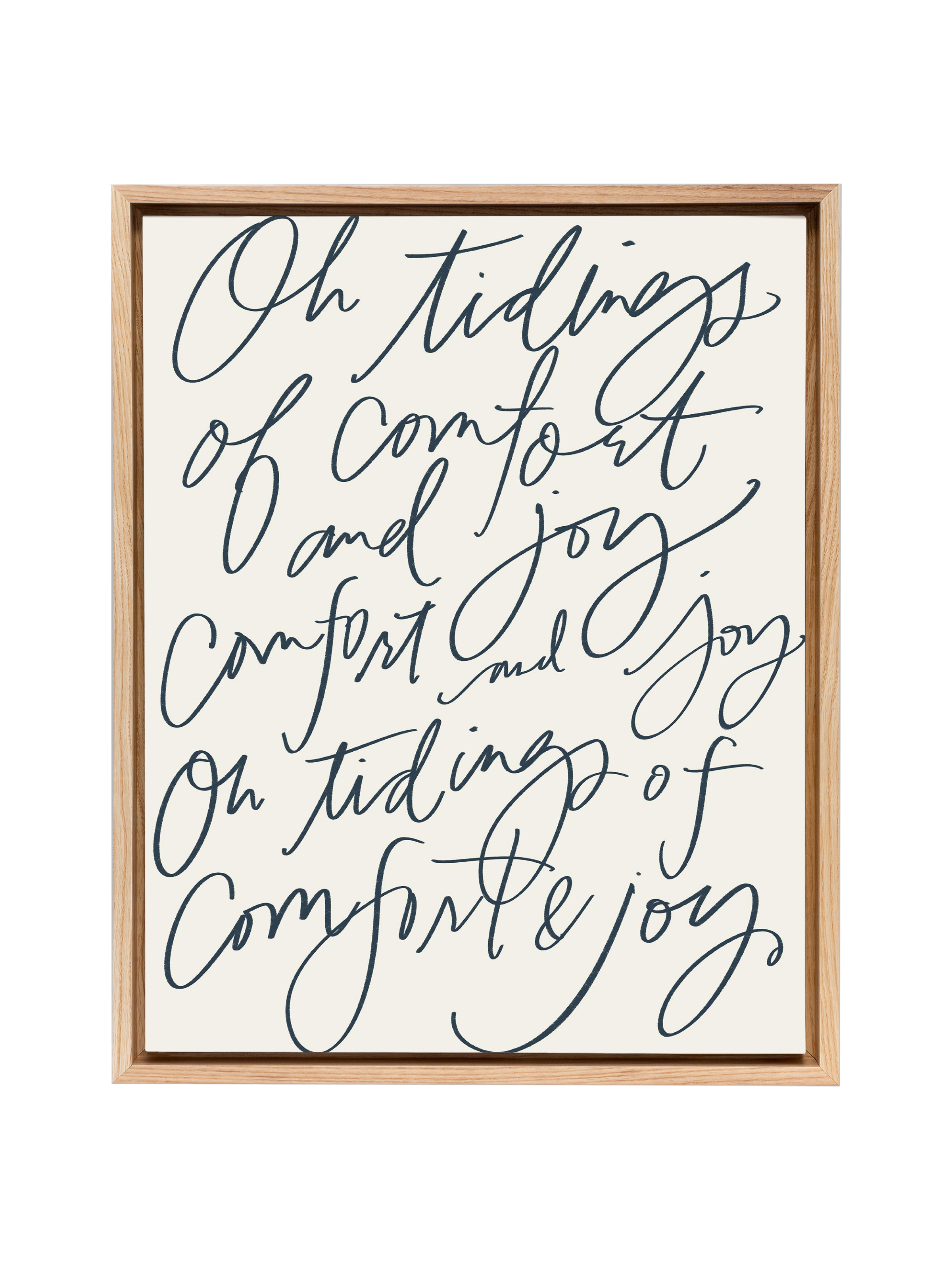 Comfort & Joy | Interior Navy | Canvas