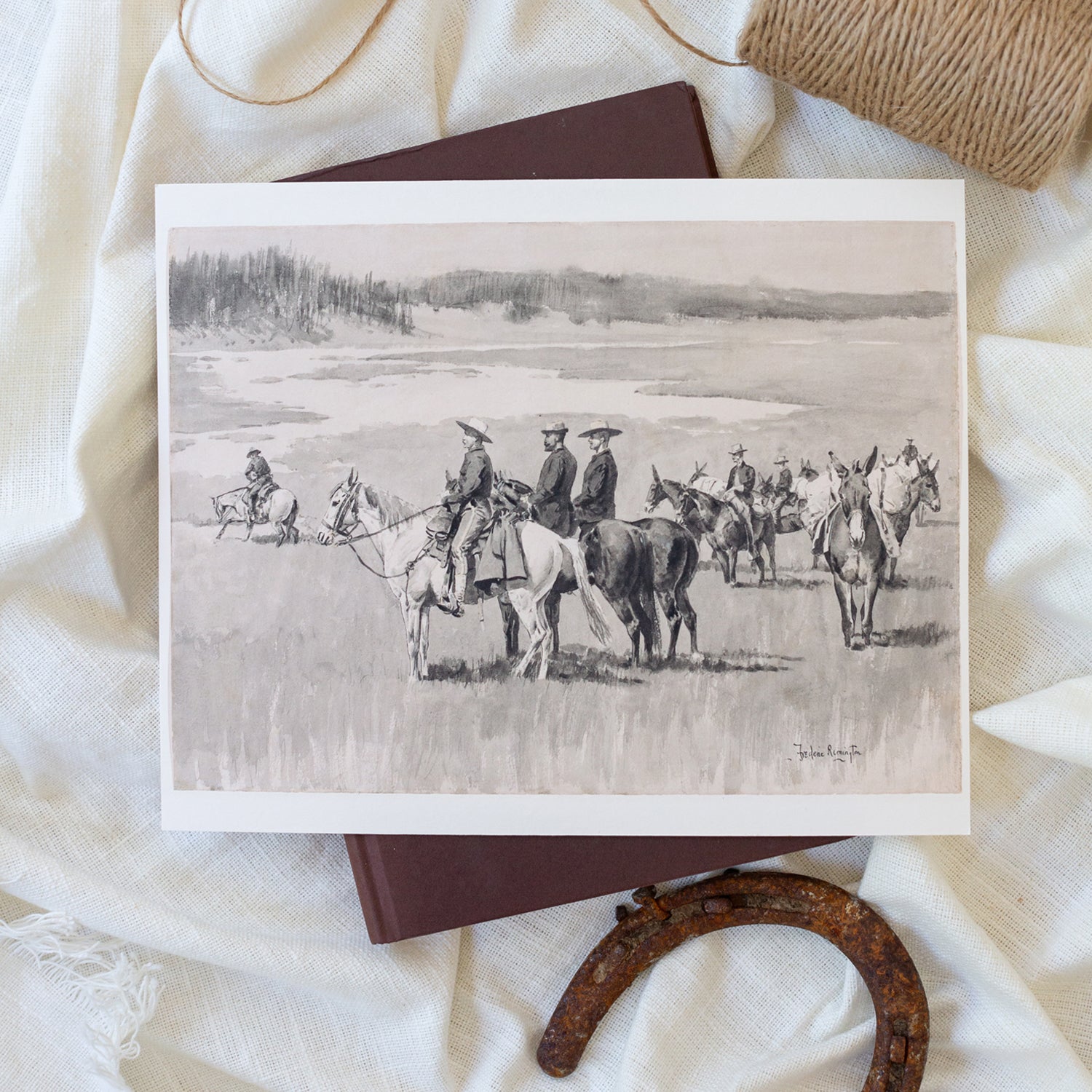Cowboys Luxe Art Print