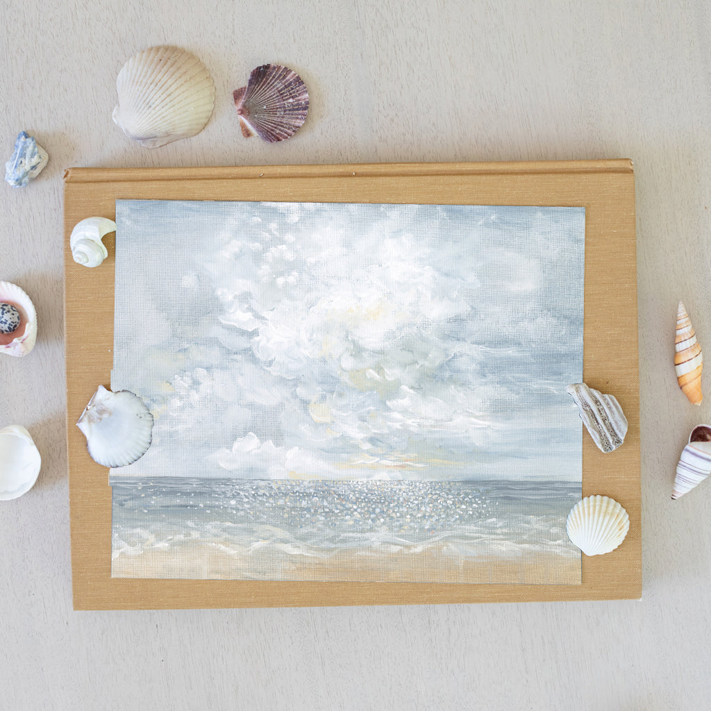 Dazzling Shore Luxe Art Print