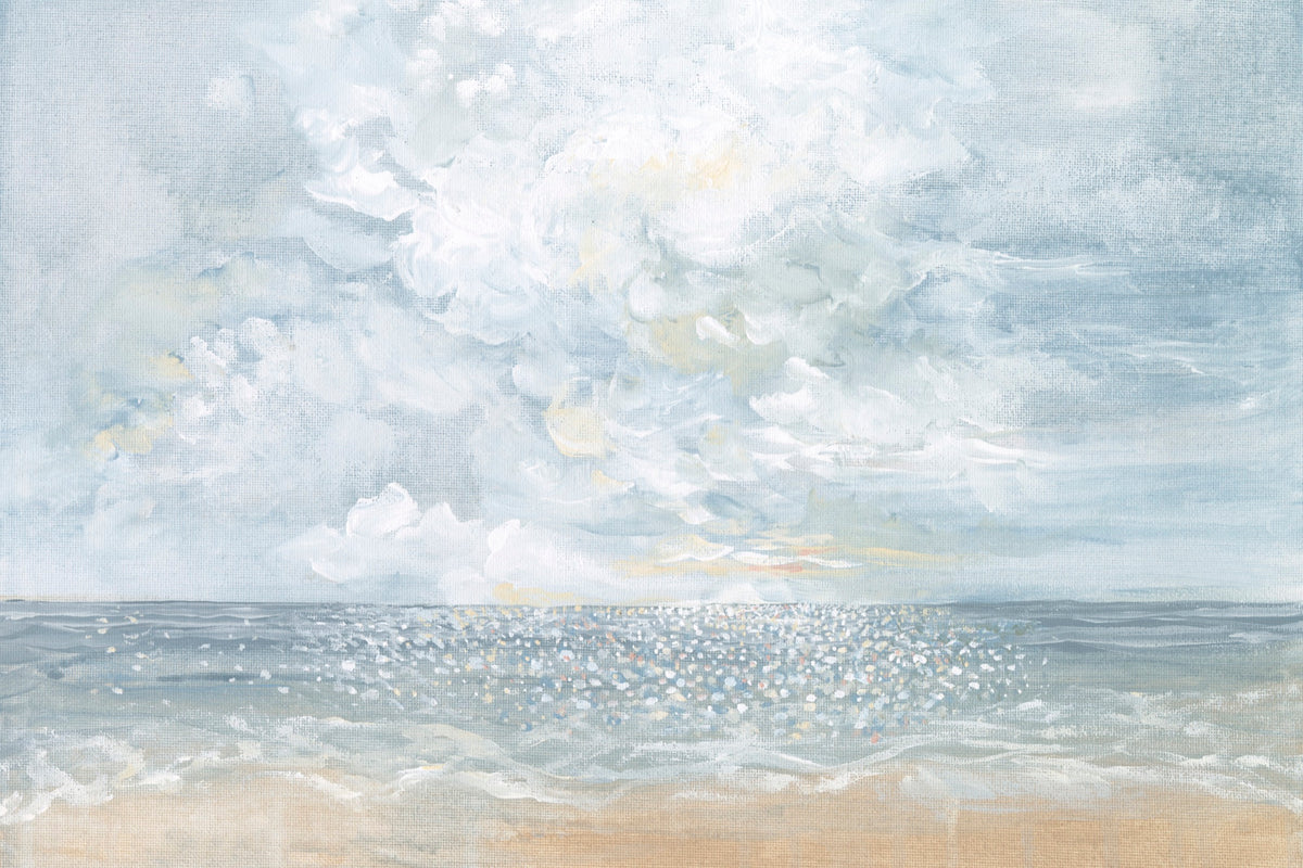 Dazzling Shore Canvas Wall Art . Rectangle