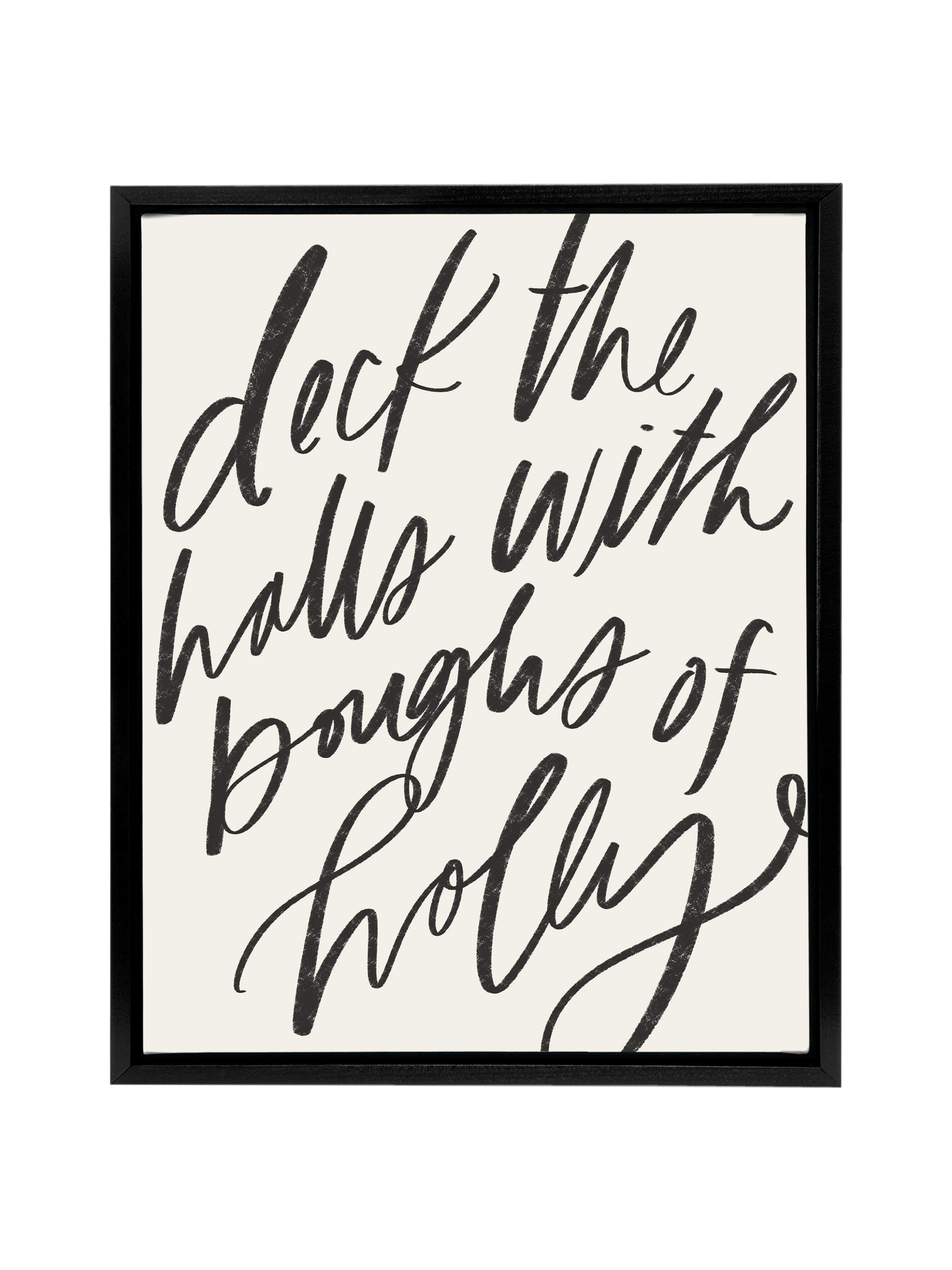 Deck the Halls | Alabaster | Canvas