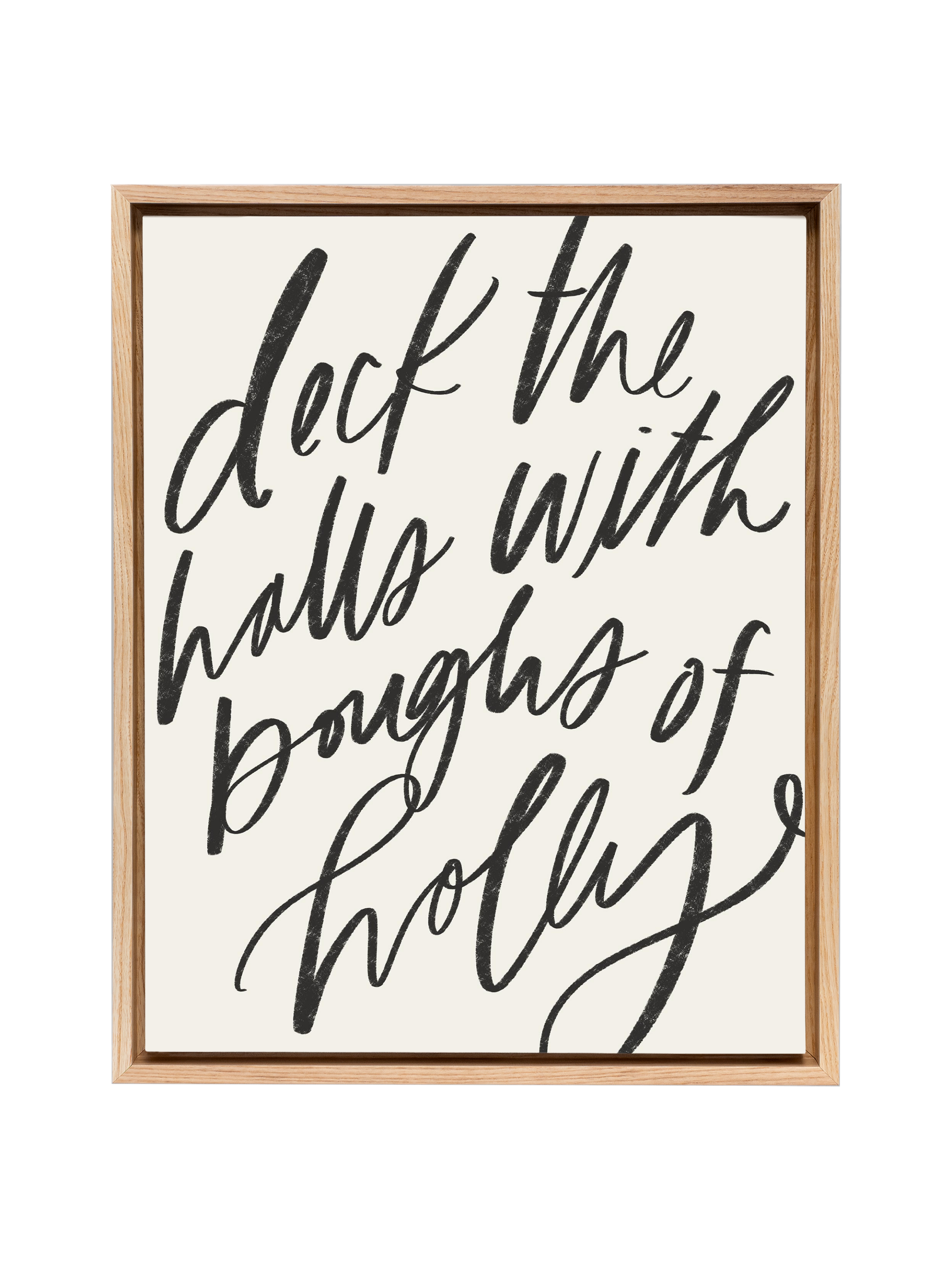 Deck the Halls | Alabaster | Canvas