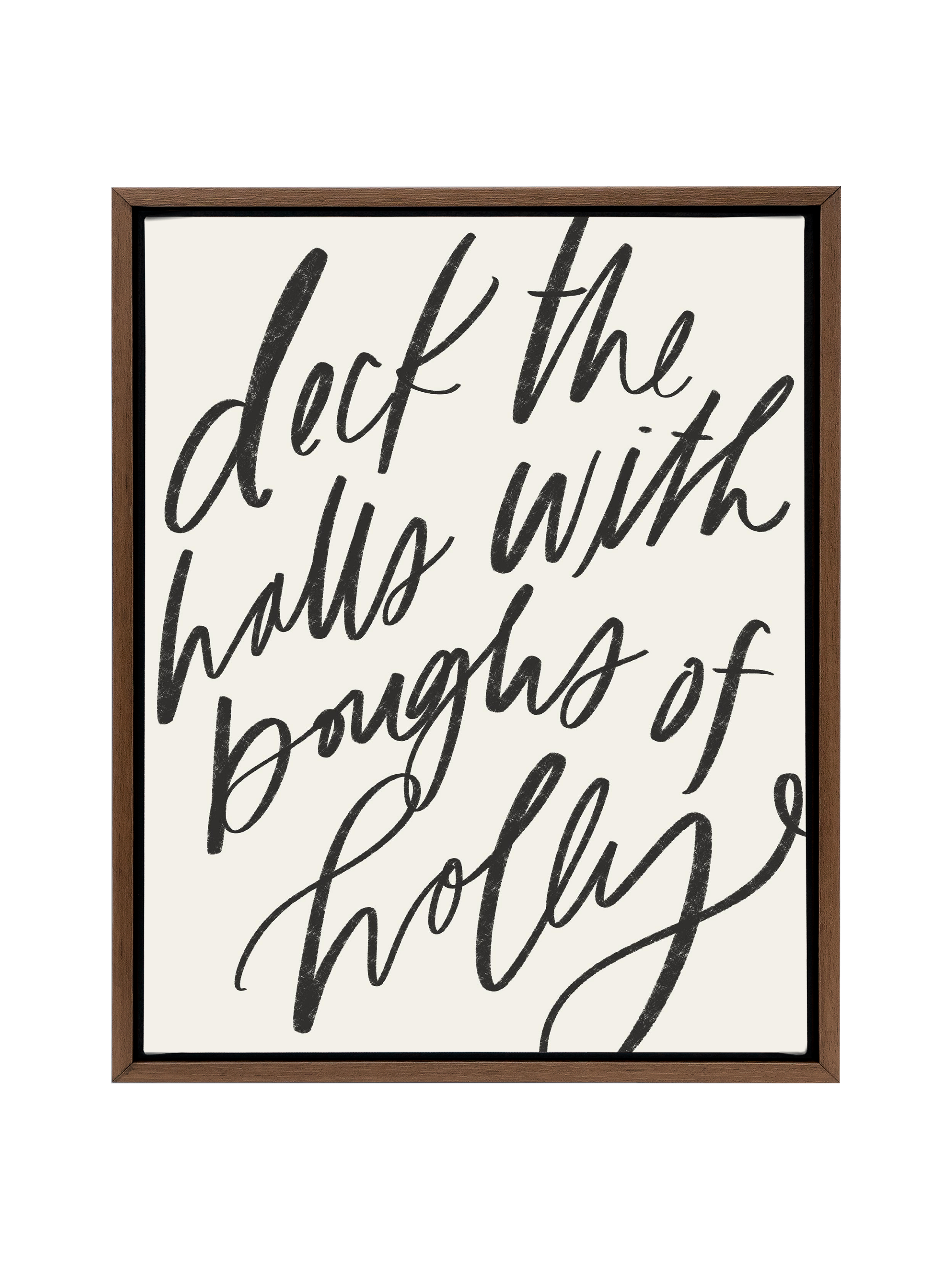 Deck the Halls | Alabaster | Canvas