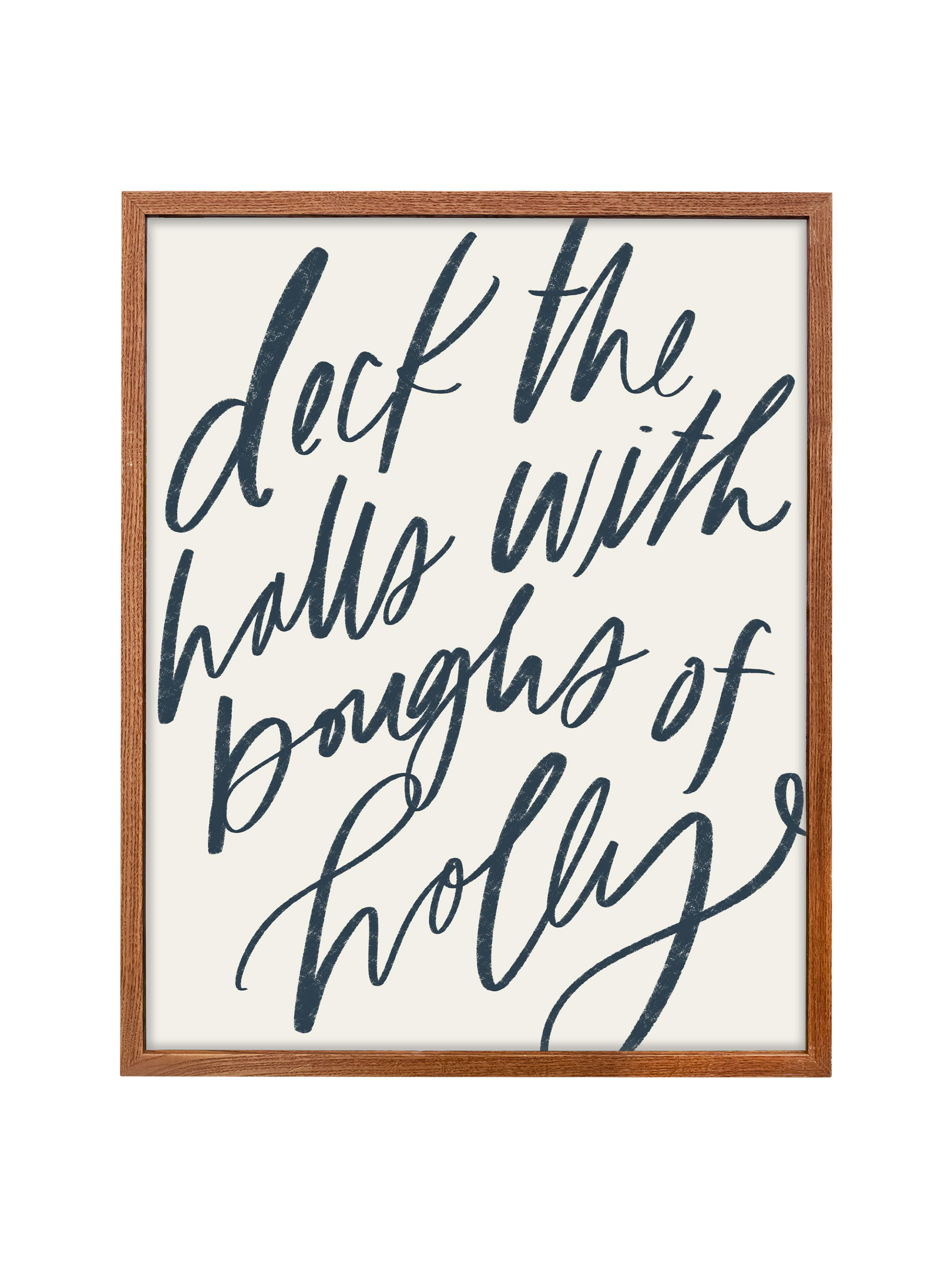 Deck the Halls | Interior Navy | Canvas