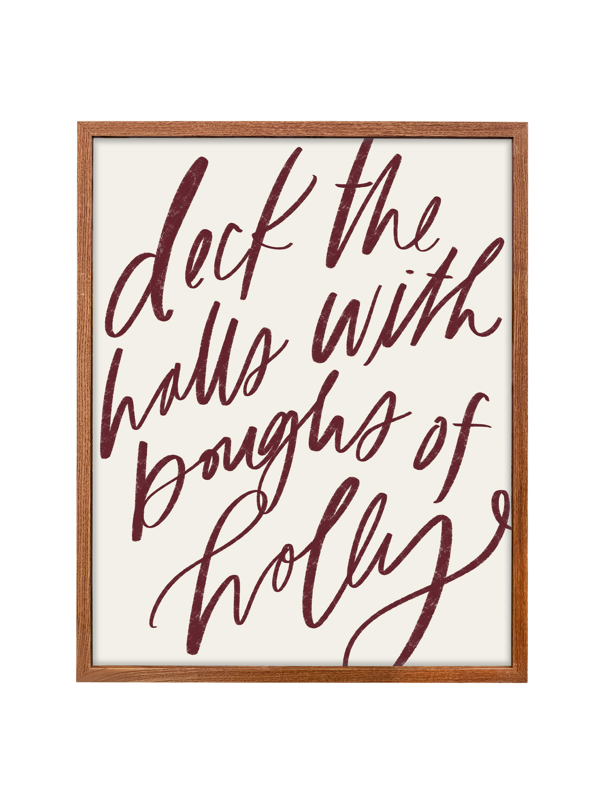 Deck the Halls | Pomegranate | Canvas
