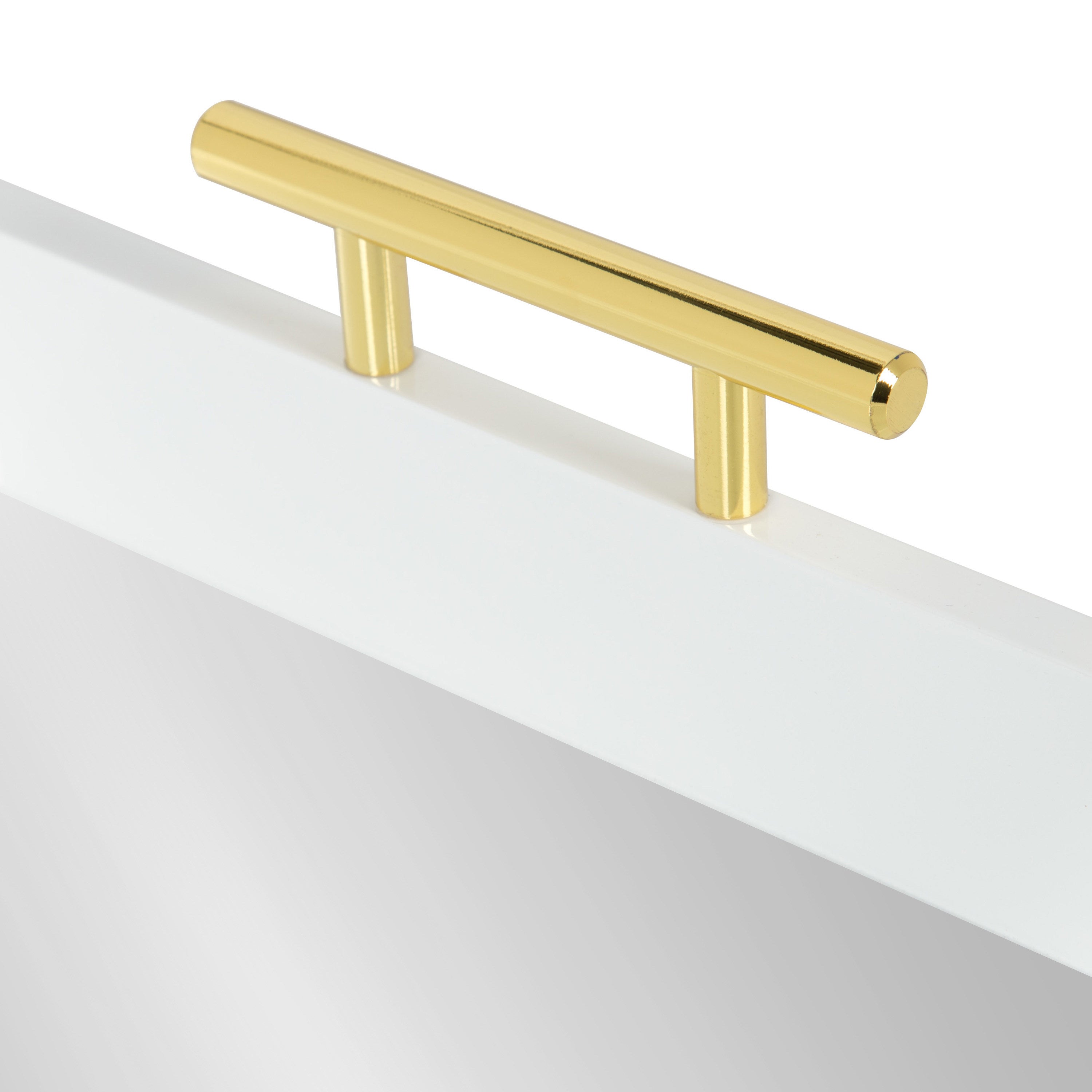 Lipton Hexagon Decorative Tray with Metal Handles