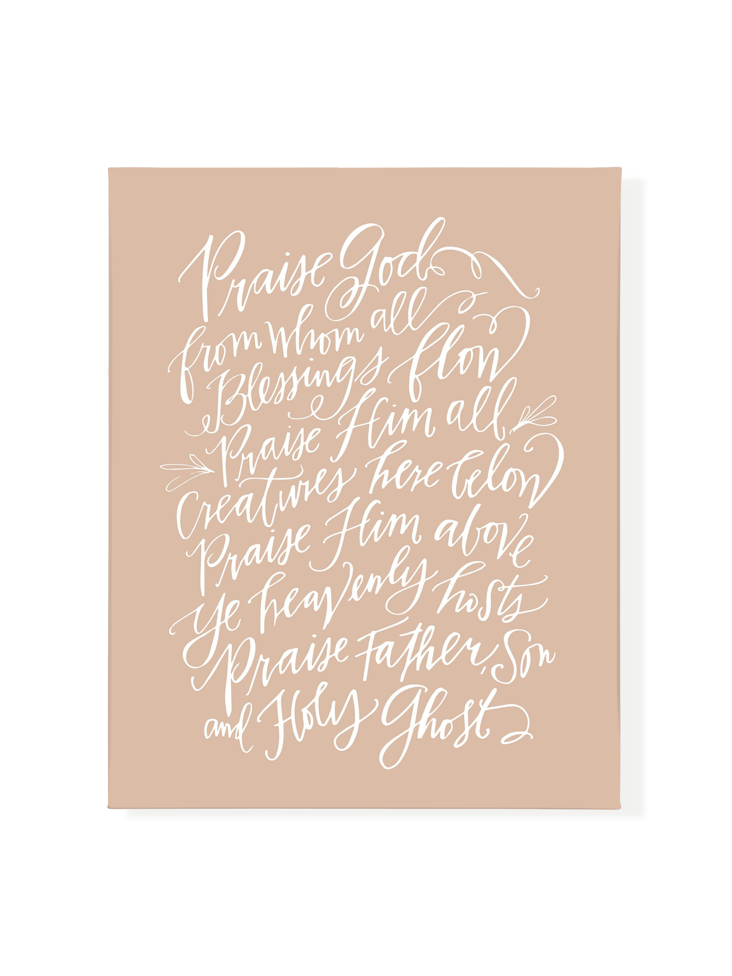 Doxology | Cameo | Canvas