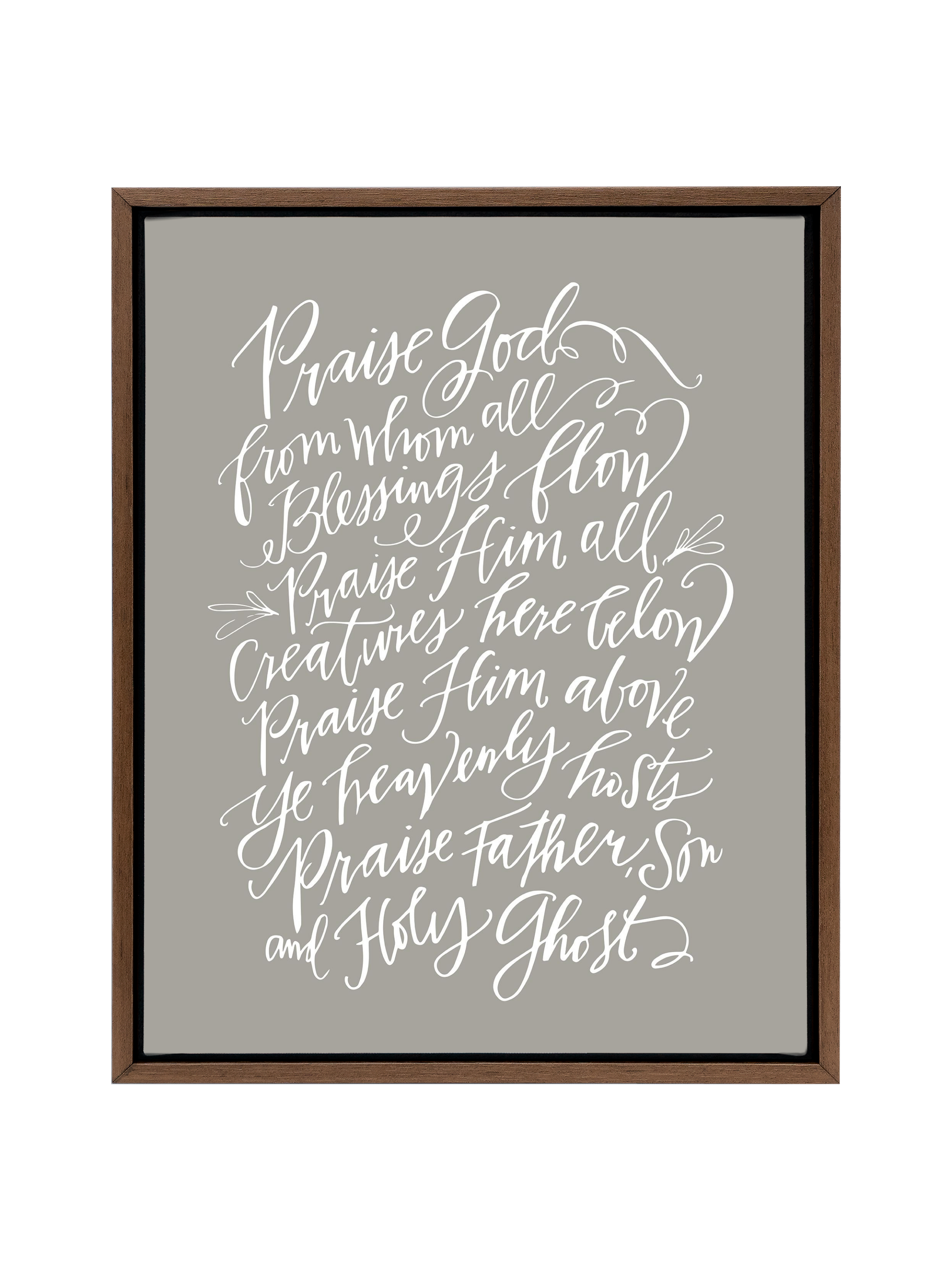 Doxology | Warm Grey | Canvas