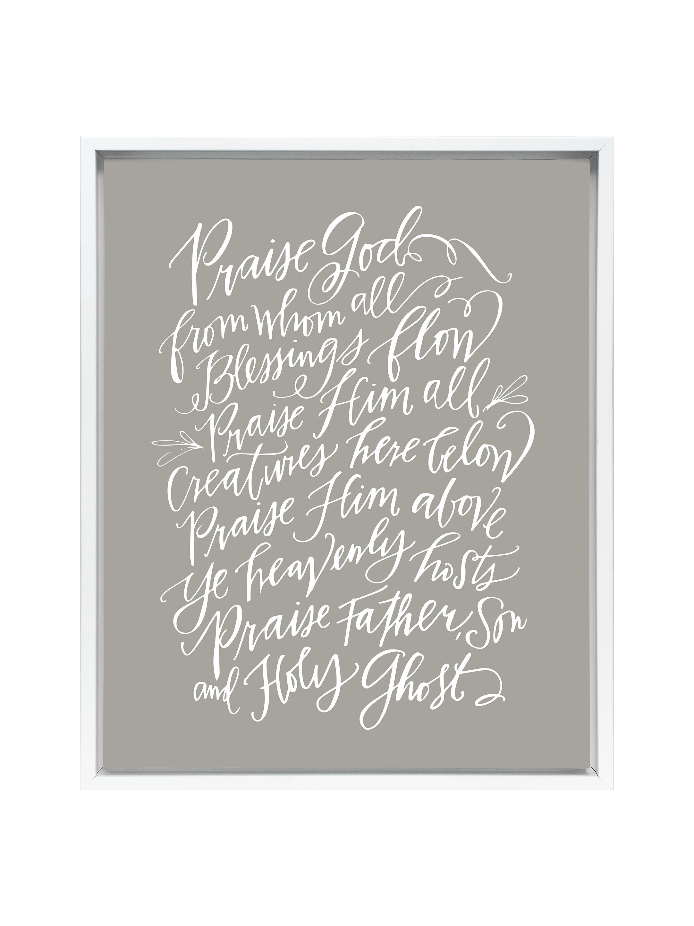 Doxology | Warm Grey | Canvas