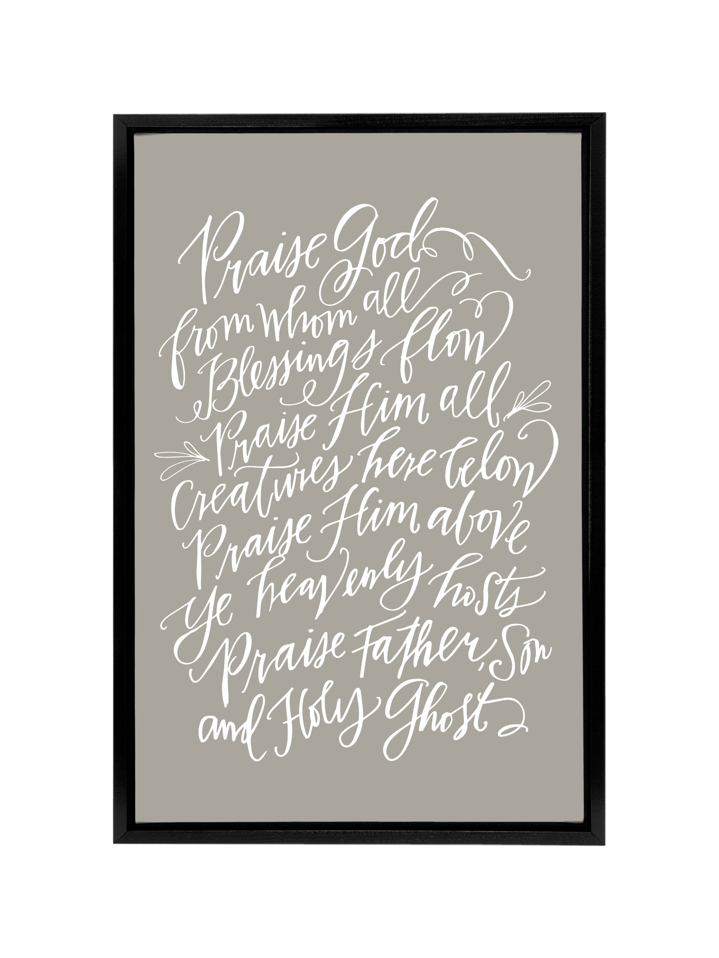 Doxology | Warm Grey | Canvas