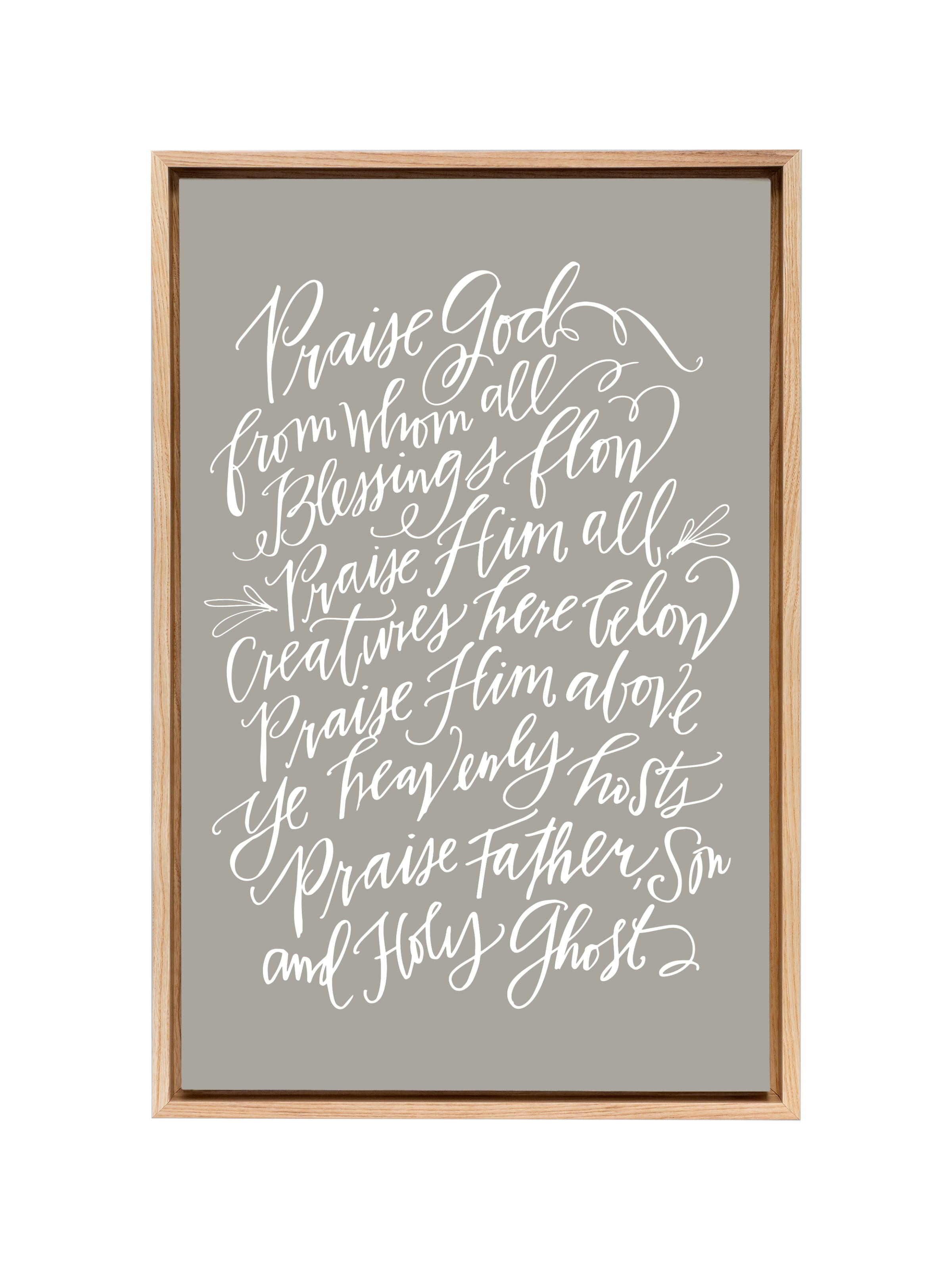 Doxology | Warm Grey | Canvas