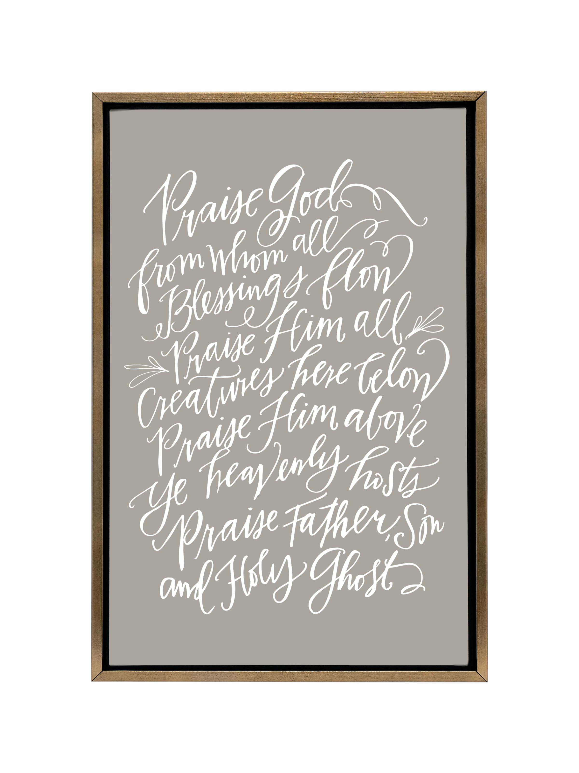 Doxology | Warm Grey | Canvas