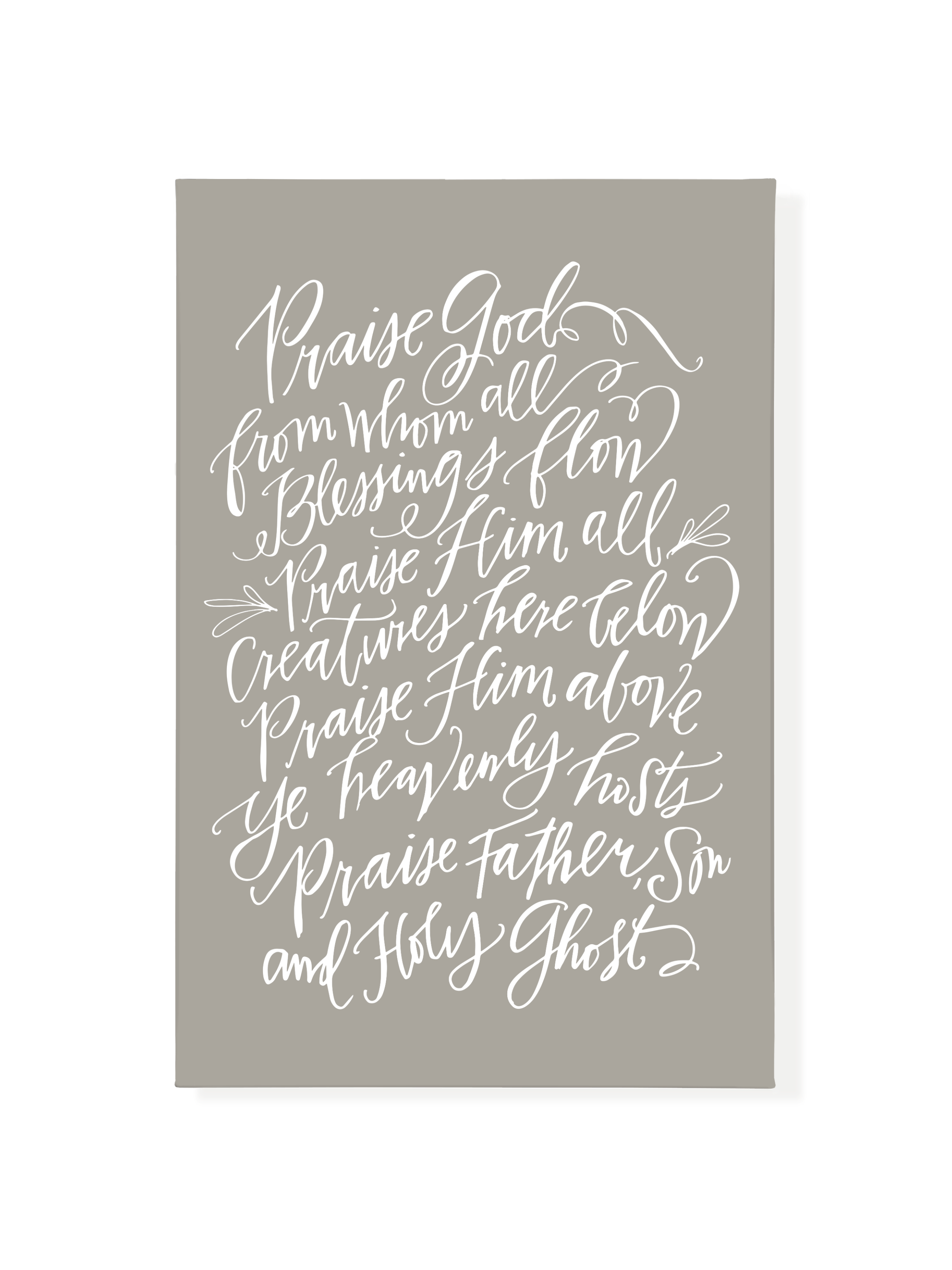 Doxology | Warm Grey | Canvas
