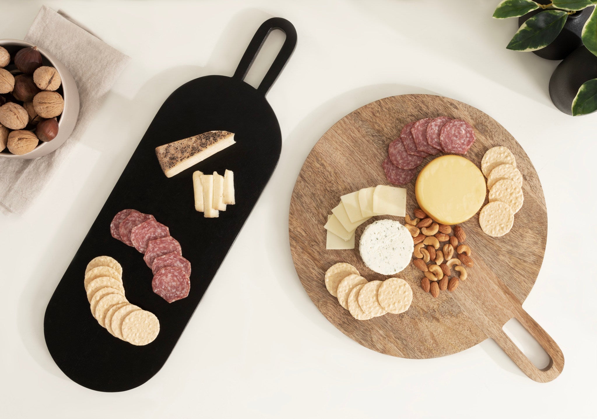 Staven 2 Piece Wood Serving Board Set