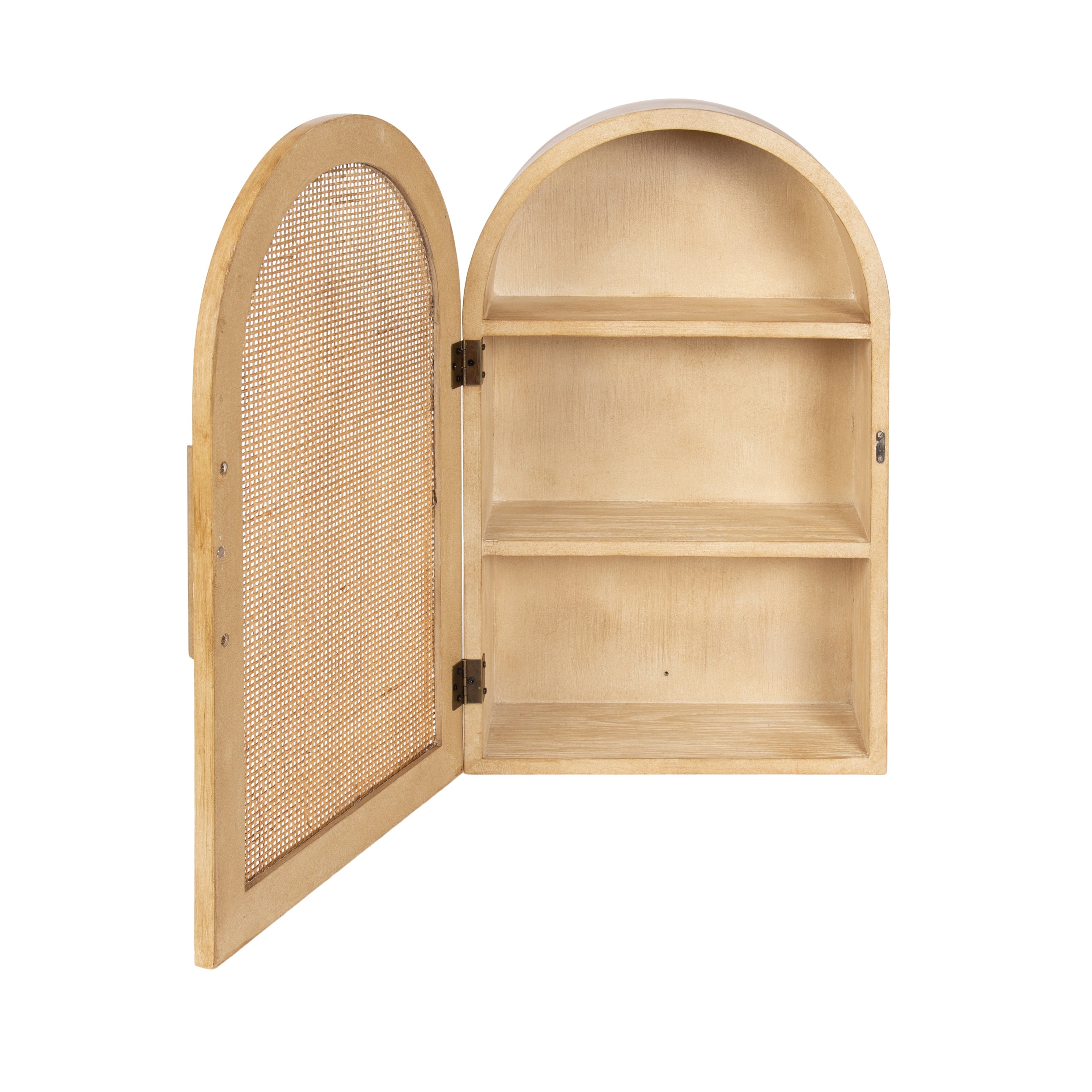 Ori Rattan Arch Wall Cabinet