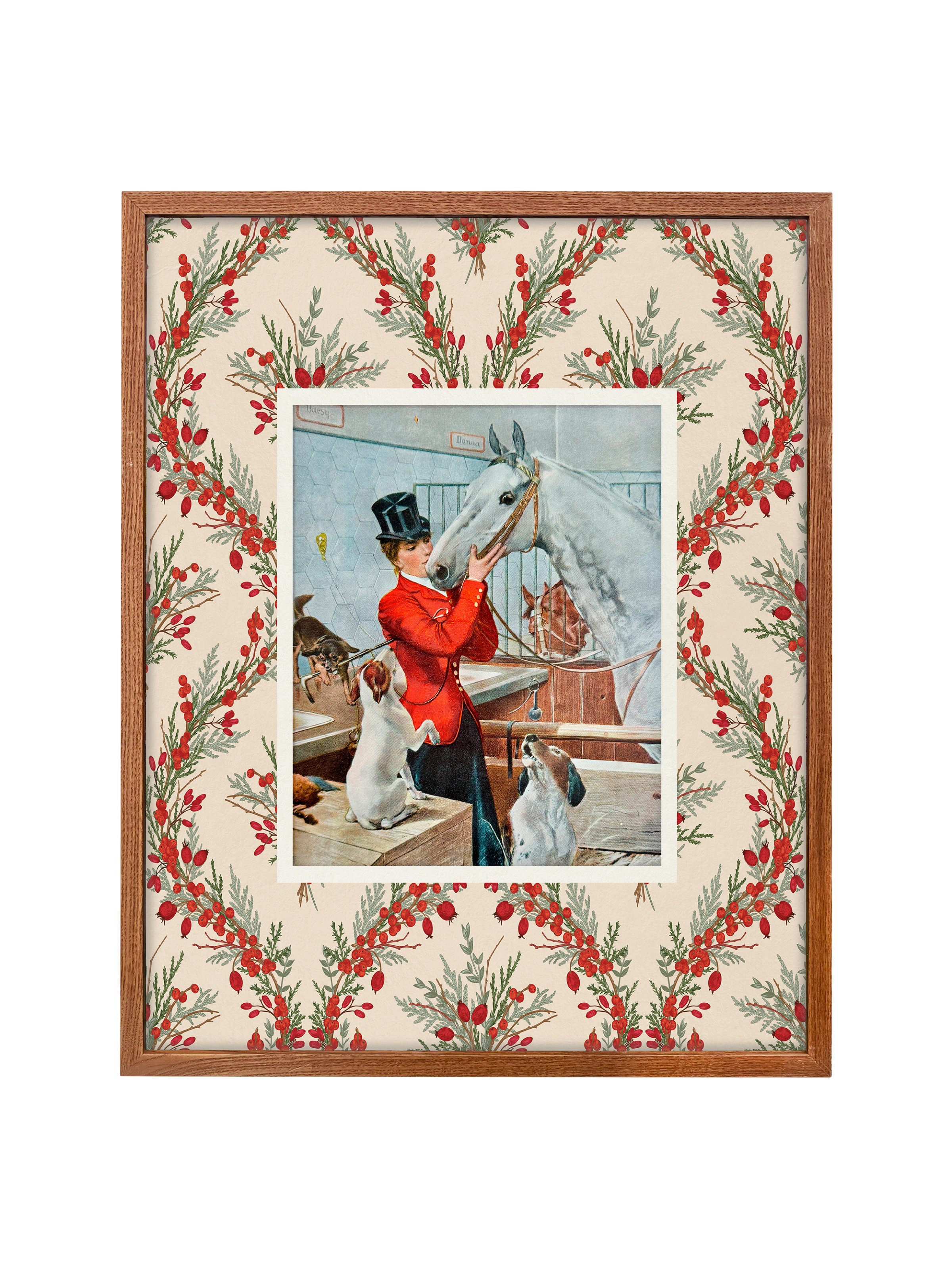 Equestrian and Her Darlings  | Canvas