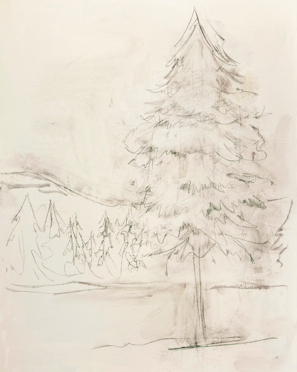 Evergreen Canvas Wall Art