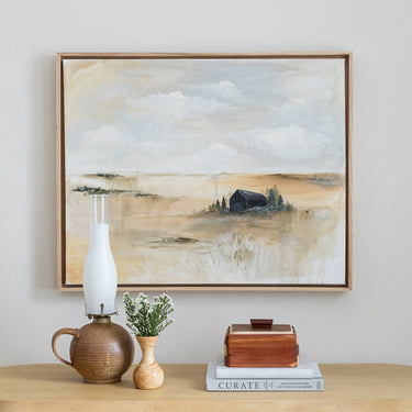 Little Black Barn | Canvas