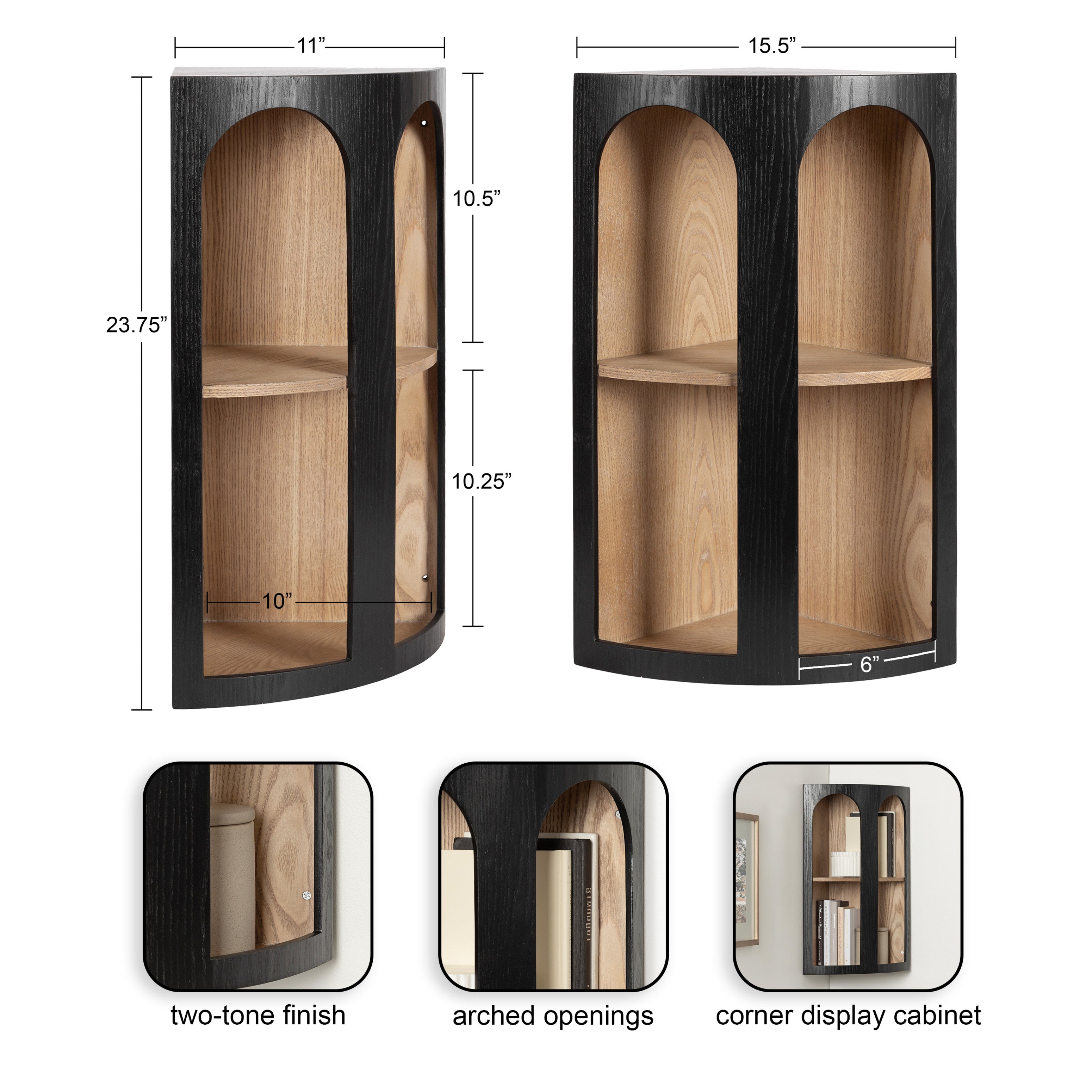 Elloree Corner Shelf