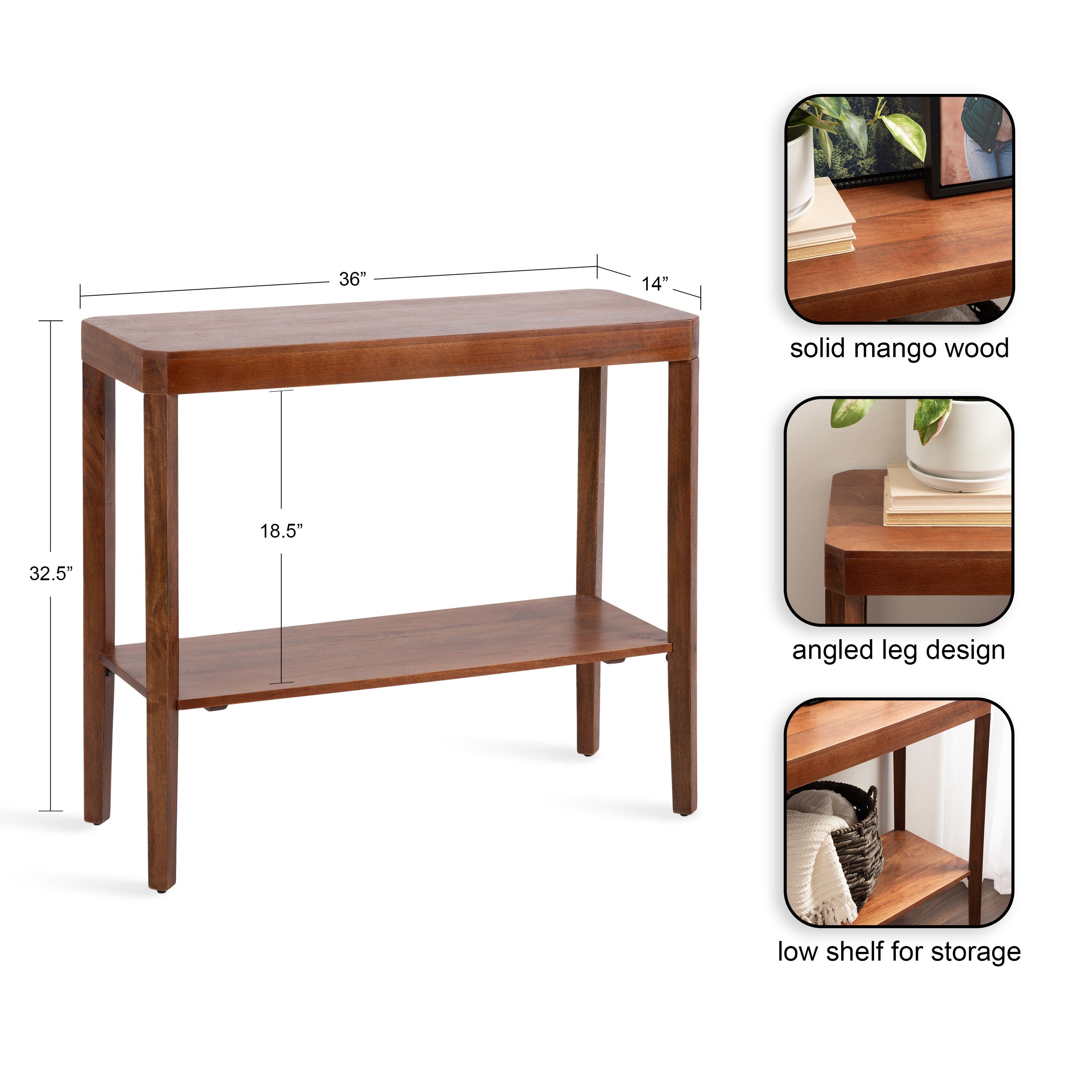Talcott Wood Console Table