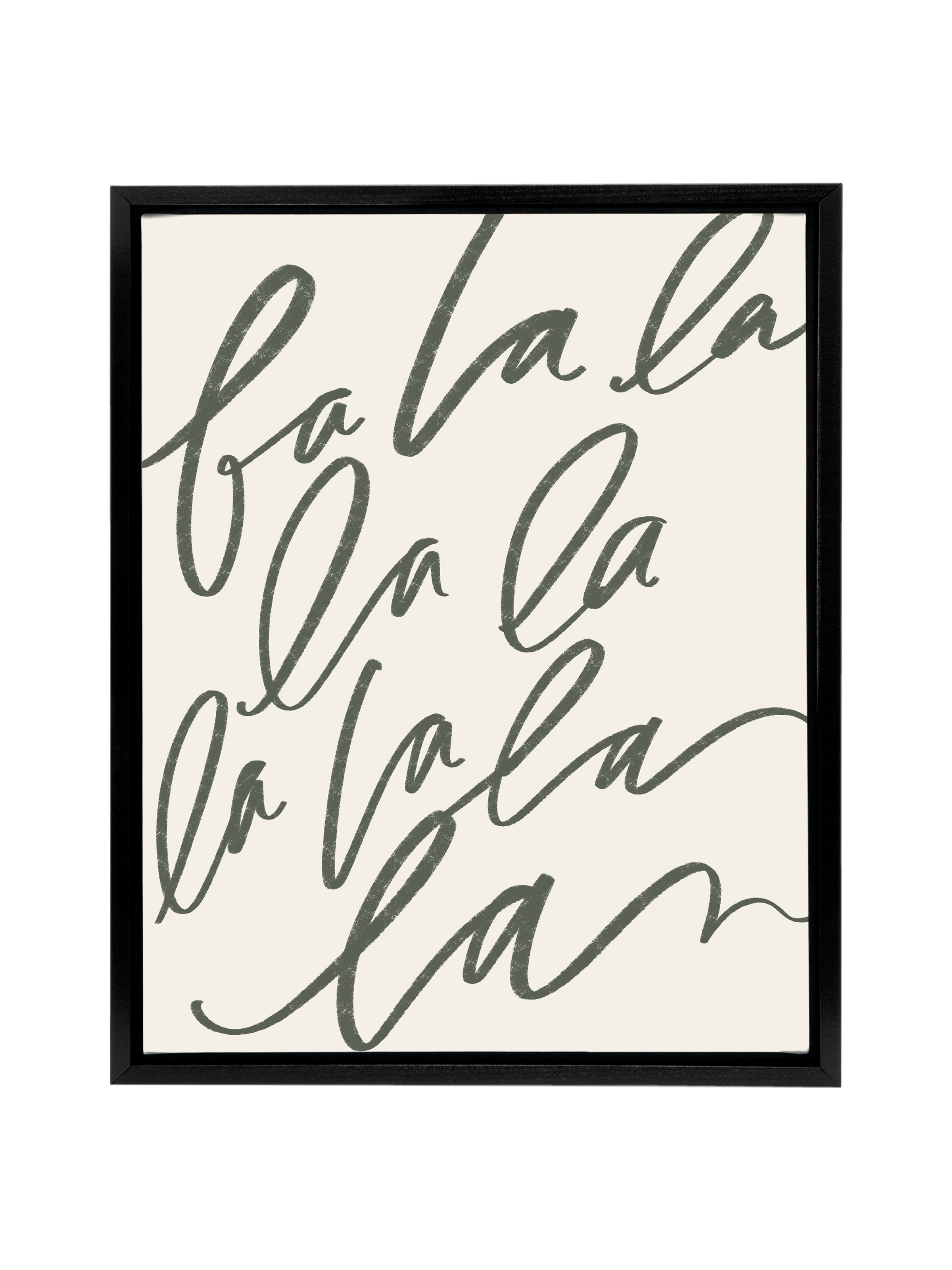 Fa La La | Camp Green | Canvas