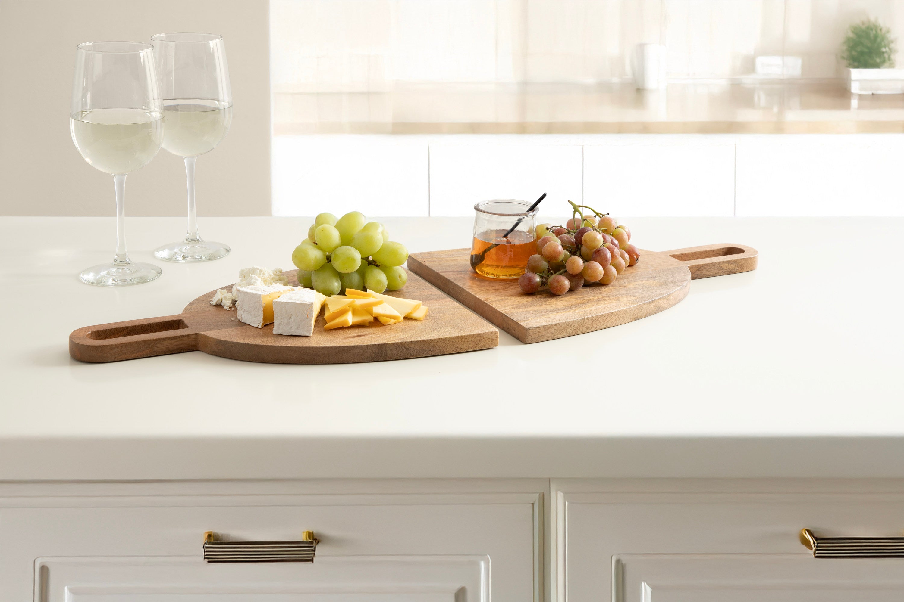 Staven 2 Piece Wood Serving Board Set