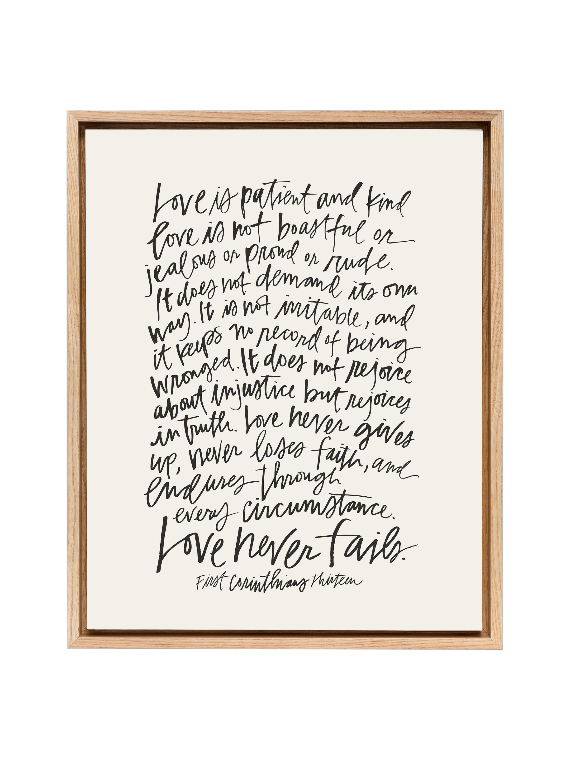 First Corinthians | Alabaster | Canvas