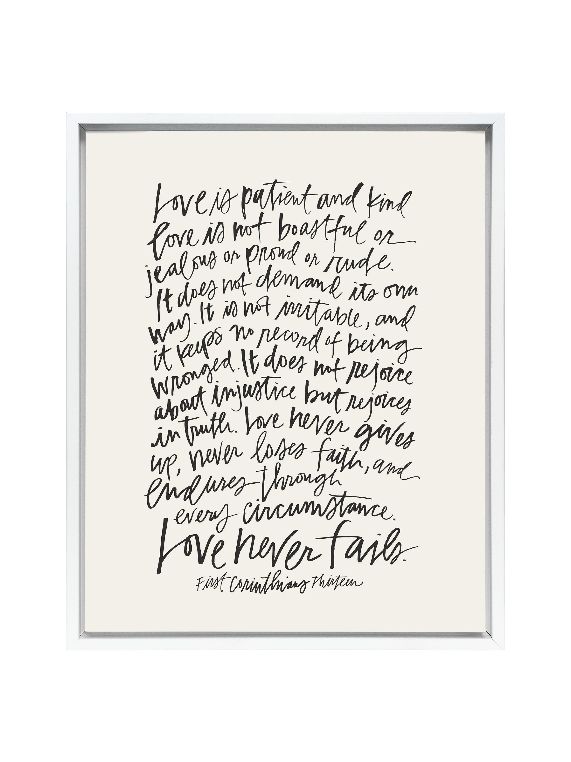 First Corinthians | Alabaster | Canvas