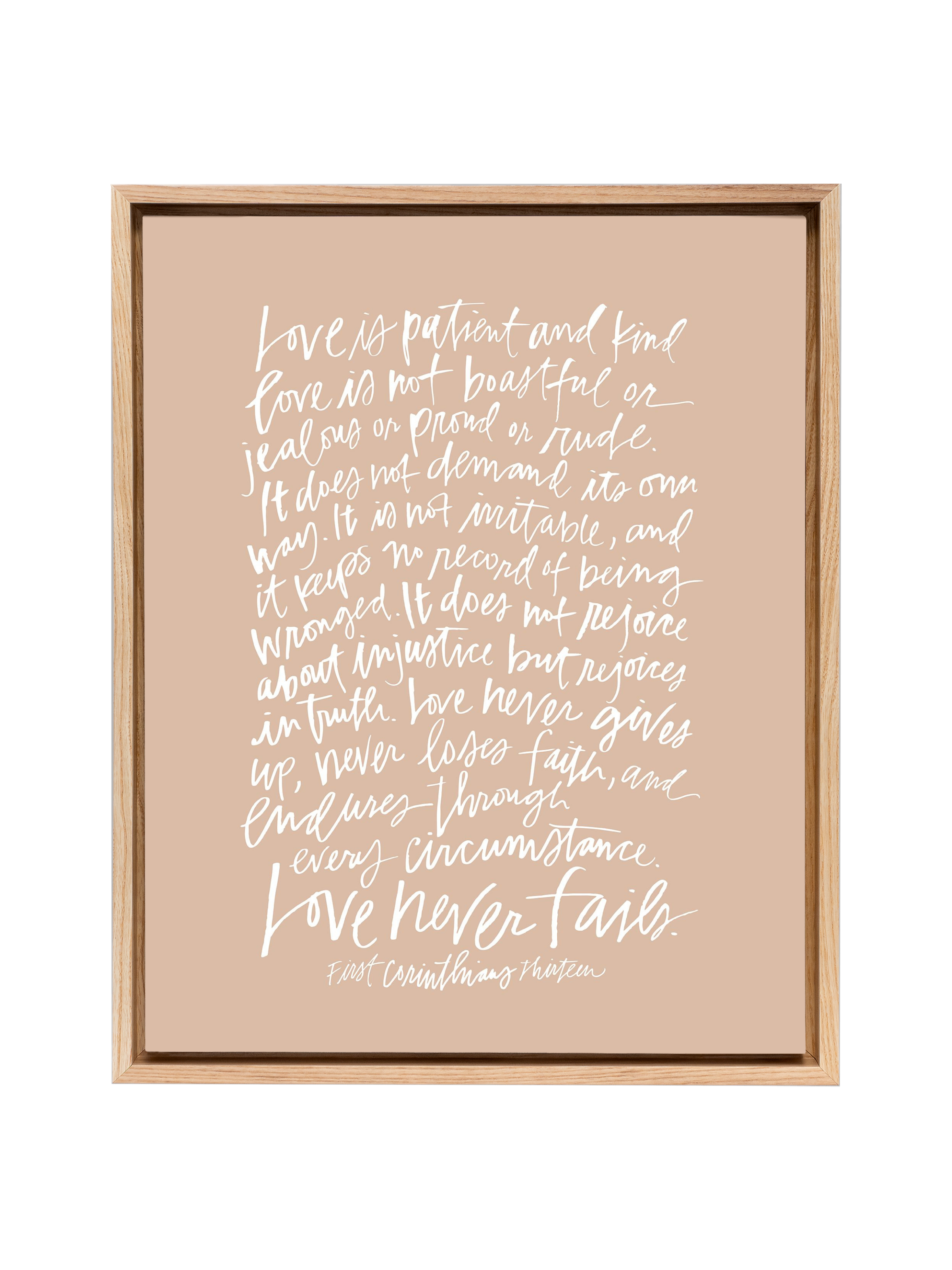 First Corinthians | Cameo | Canvas