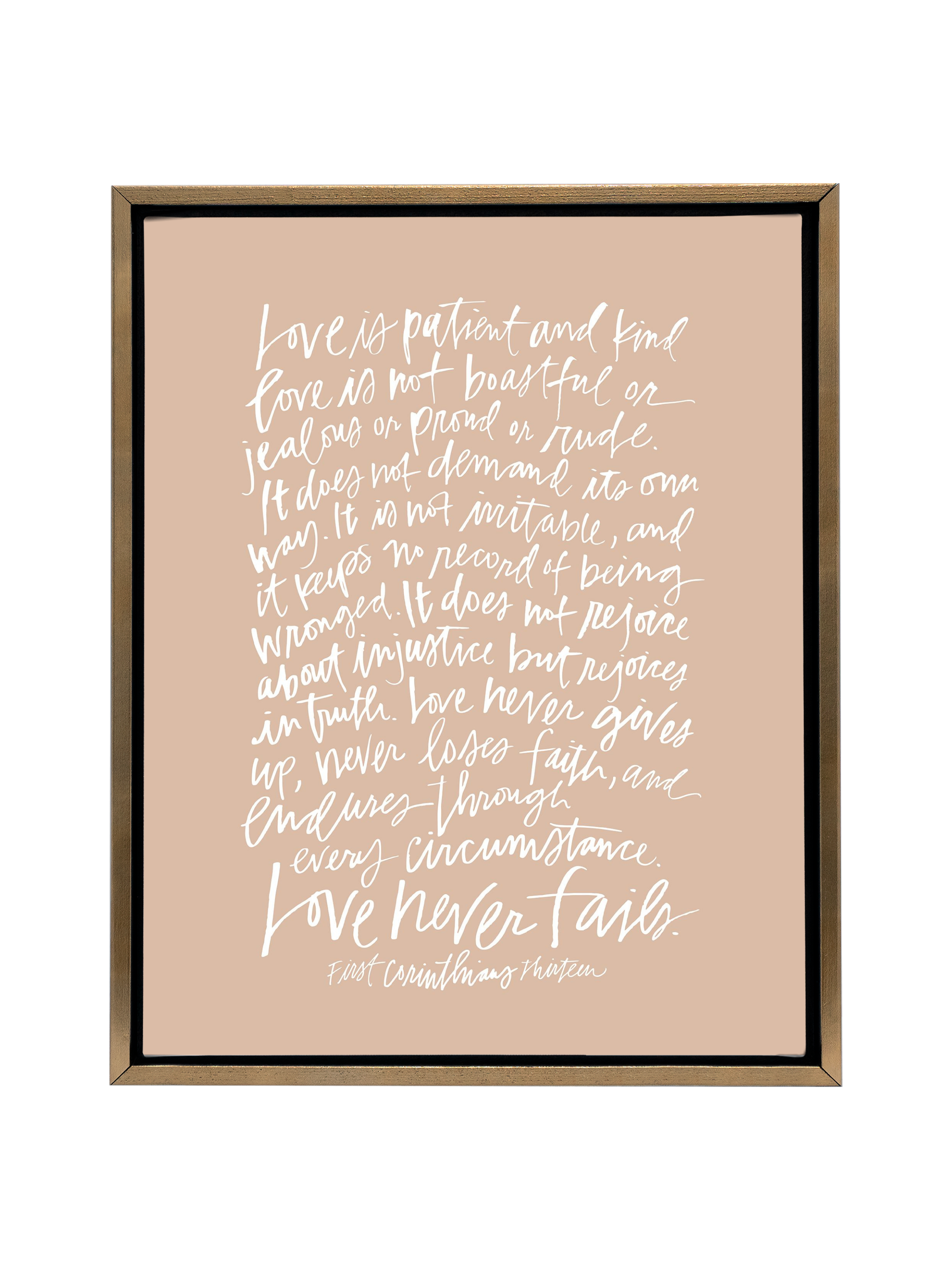 First Corinthians | Cameo | Canvas