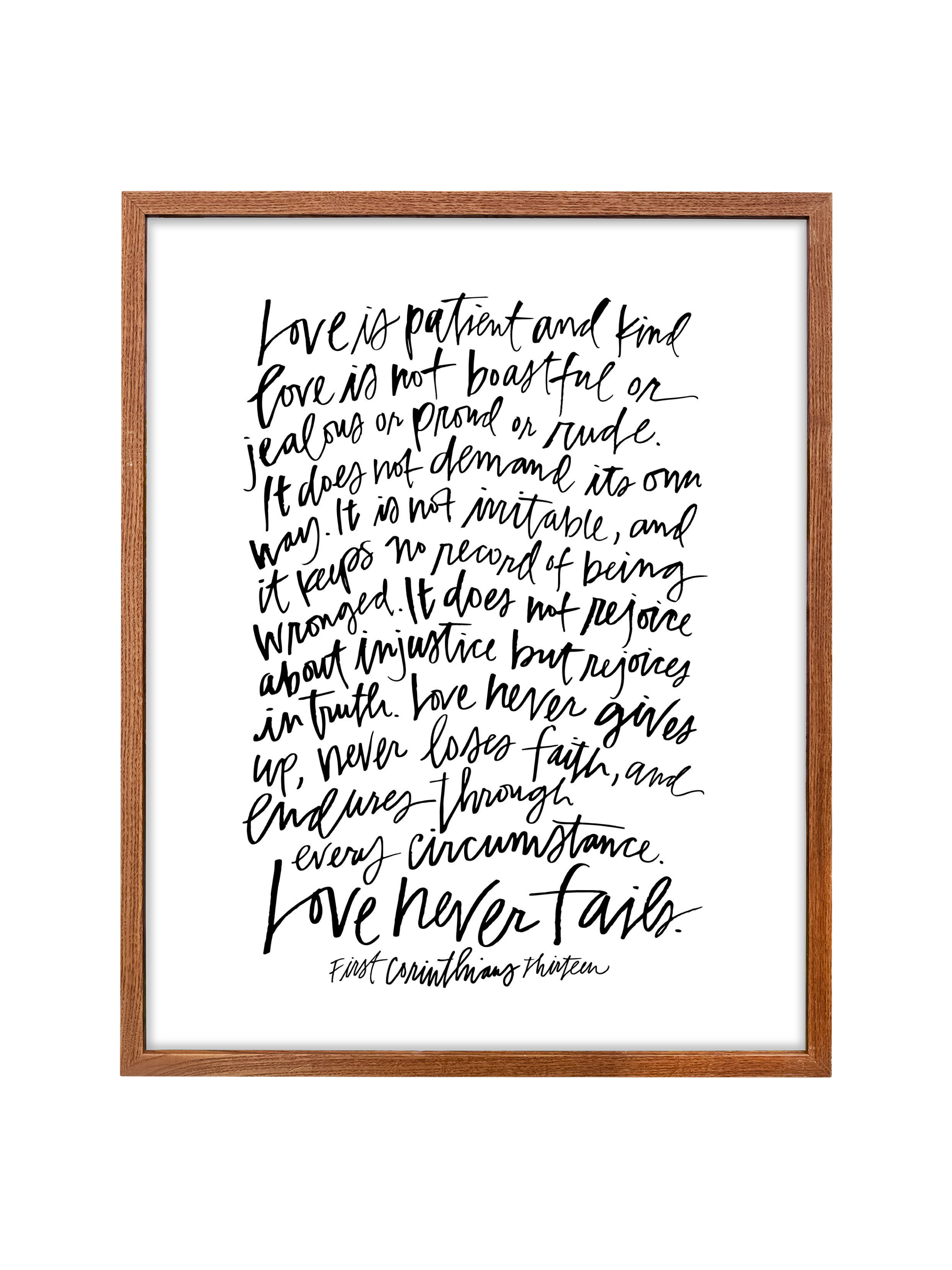 First Corinthians | Pure White | Canvas