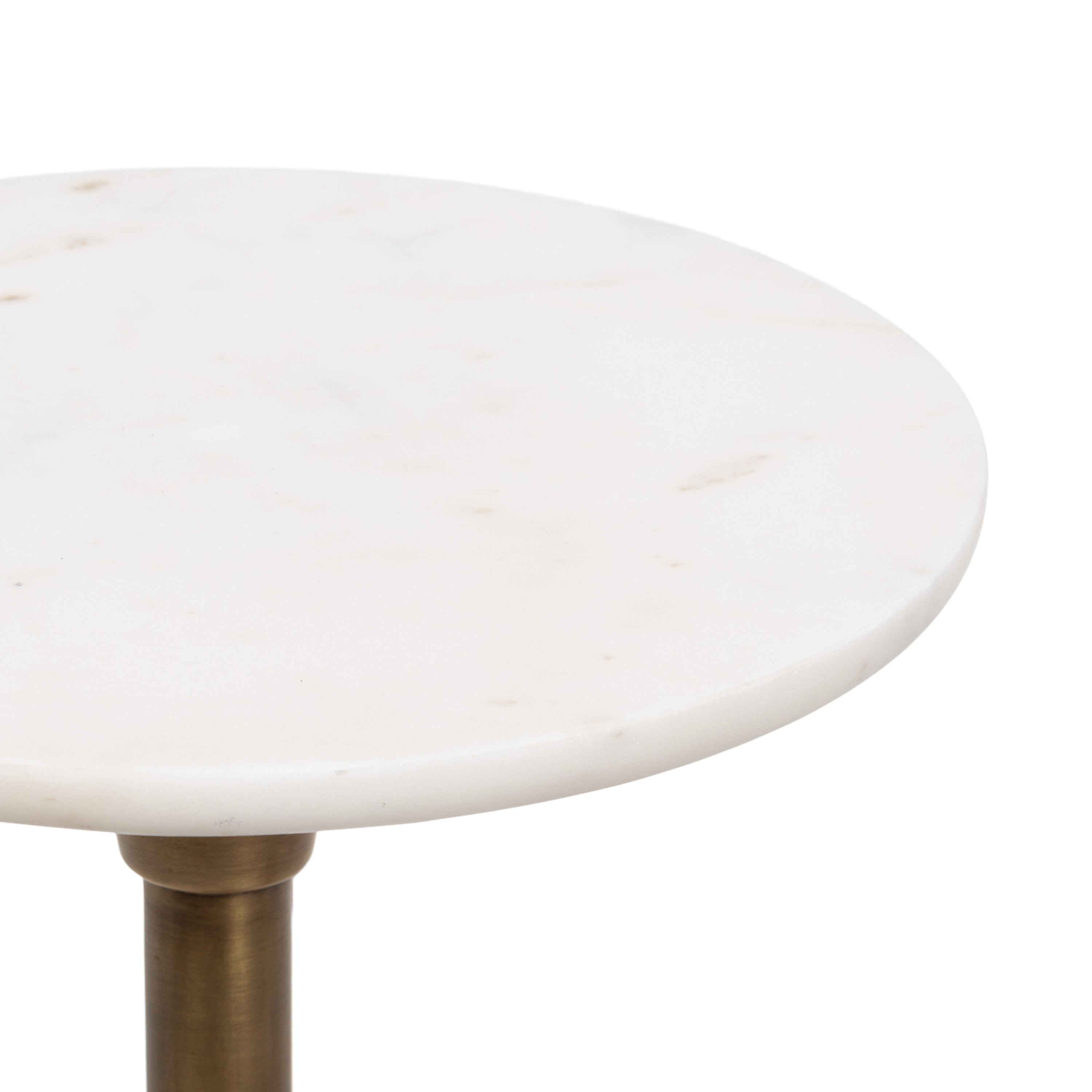 Nisha Round Marble Drink Table