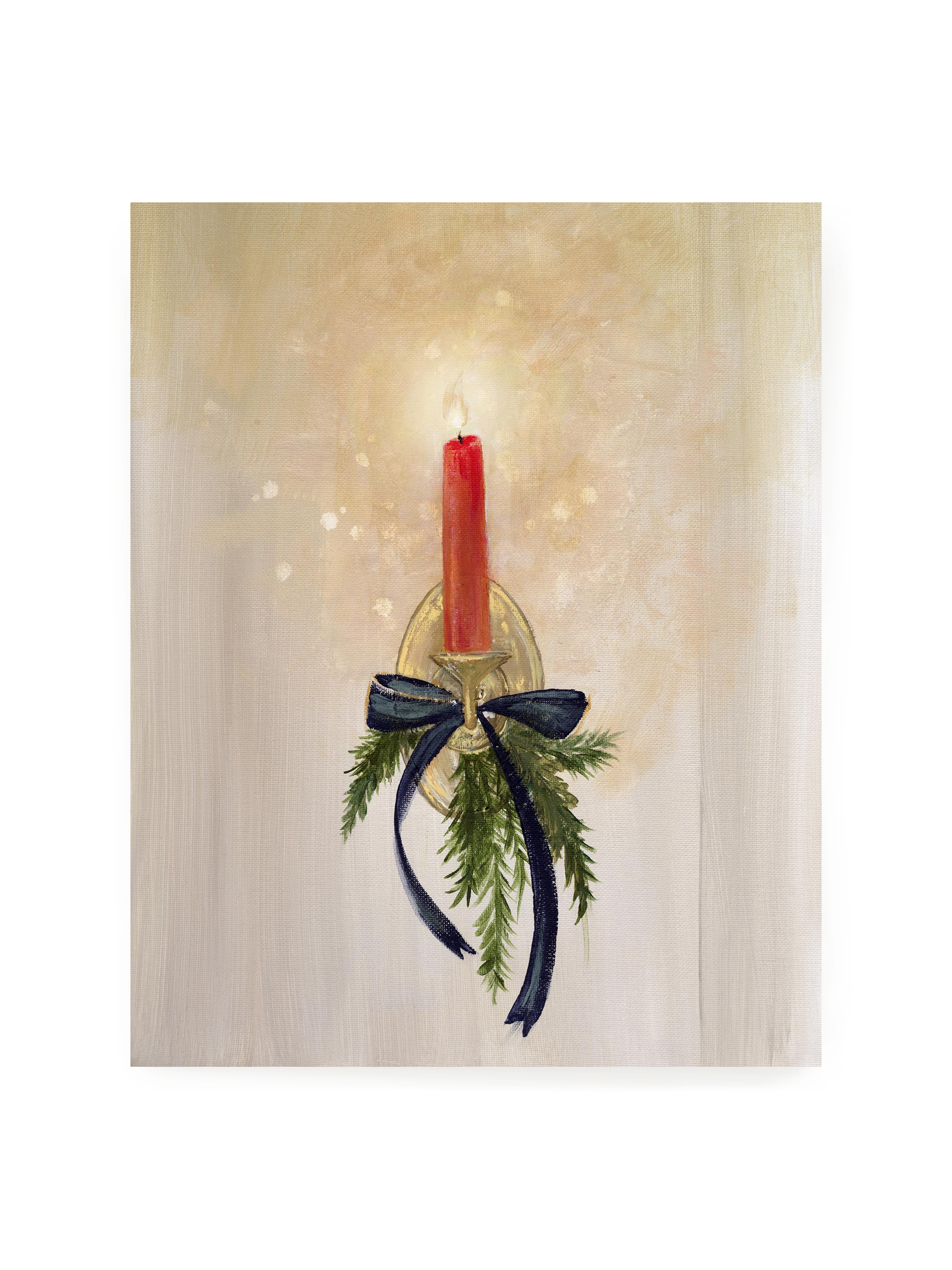 Flicker in the Hallway Luxe Art Print