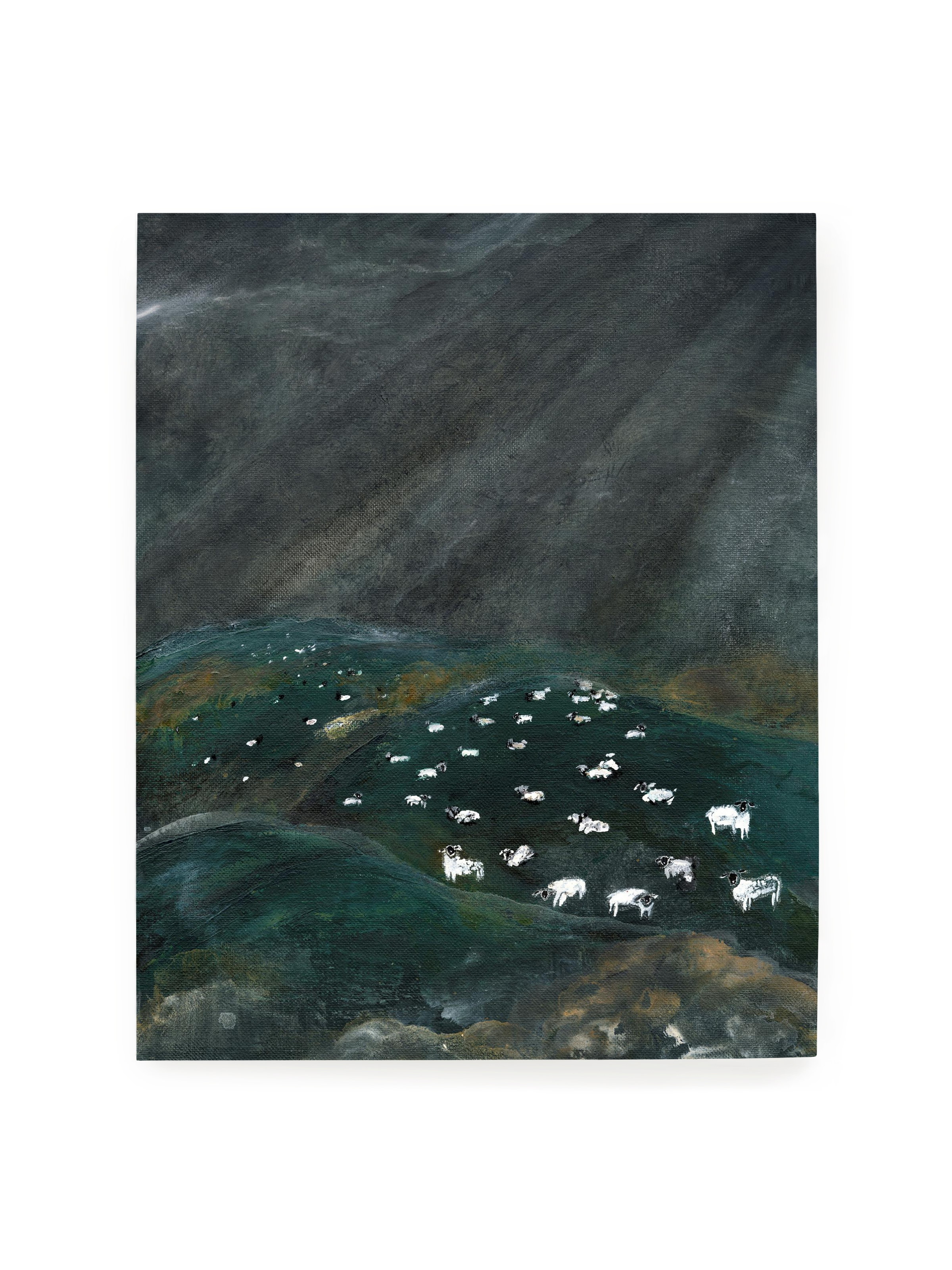 Flocks By Night Luxe Art Print