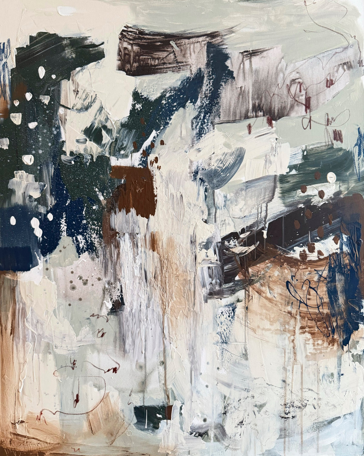 Forest Drift Luxe Art Print