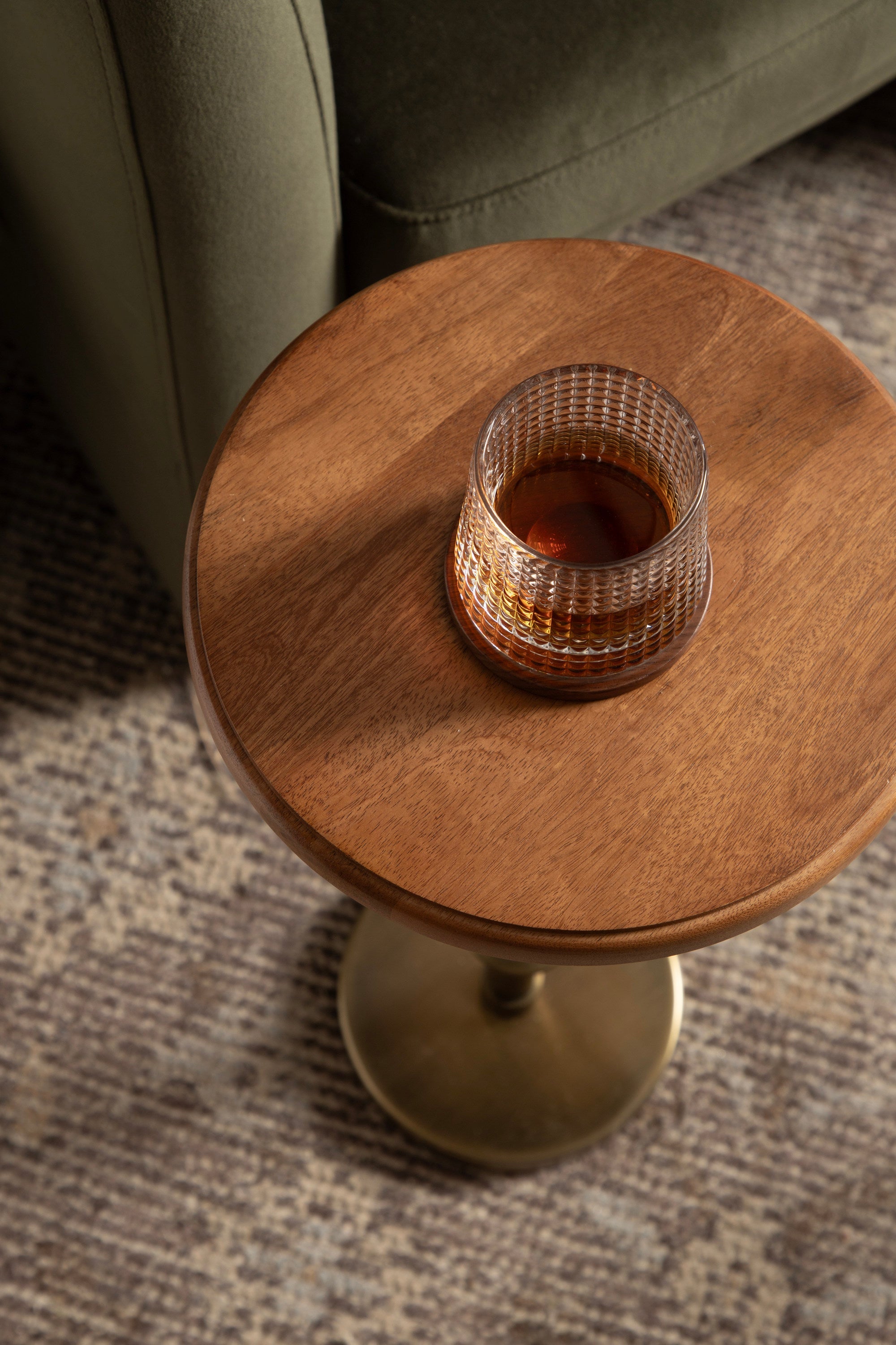 Engles Adjustable Wood Table and Plant Stand