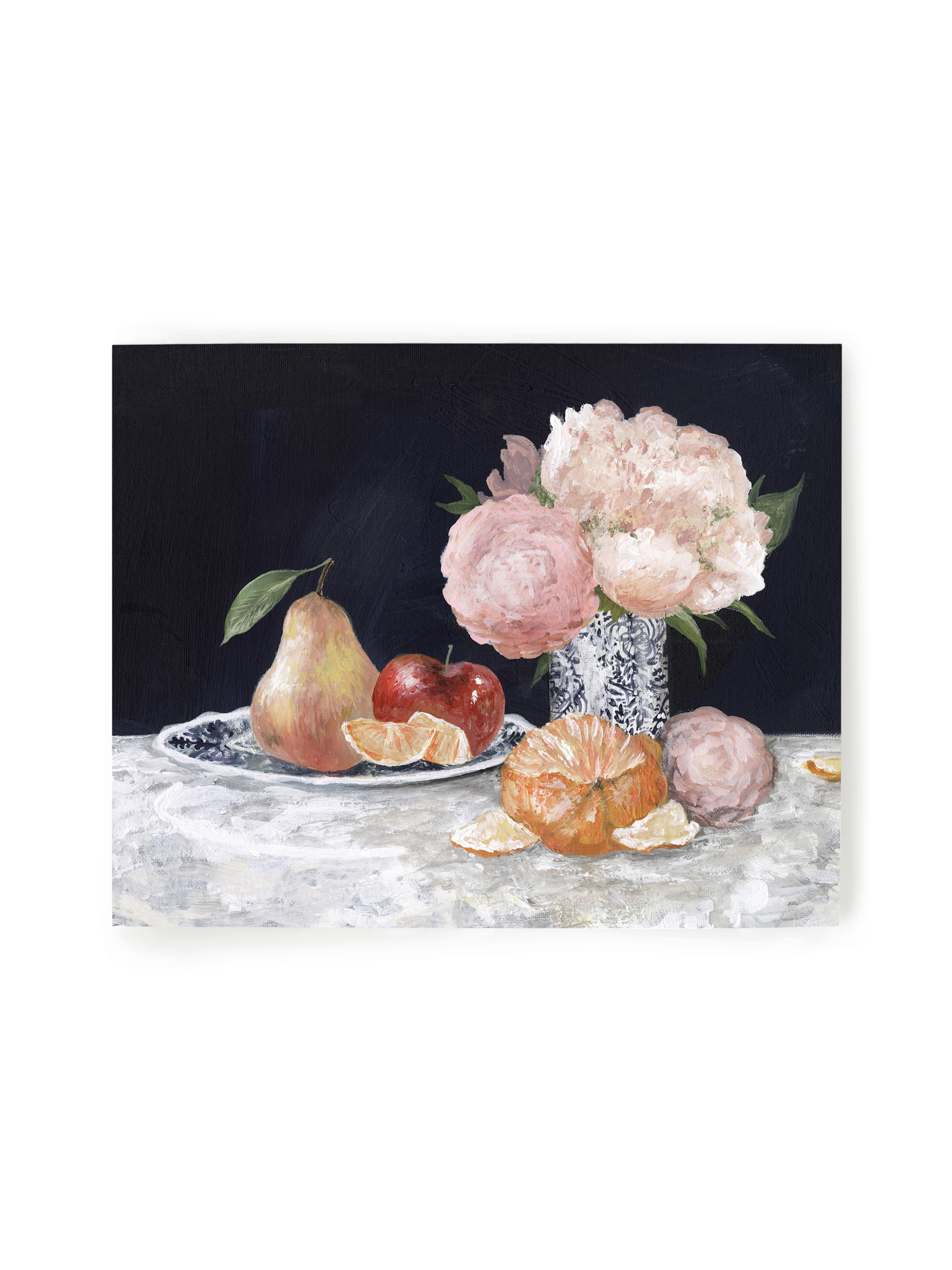 Fruit & Flowers Still Life | Art Print