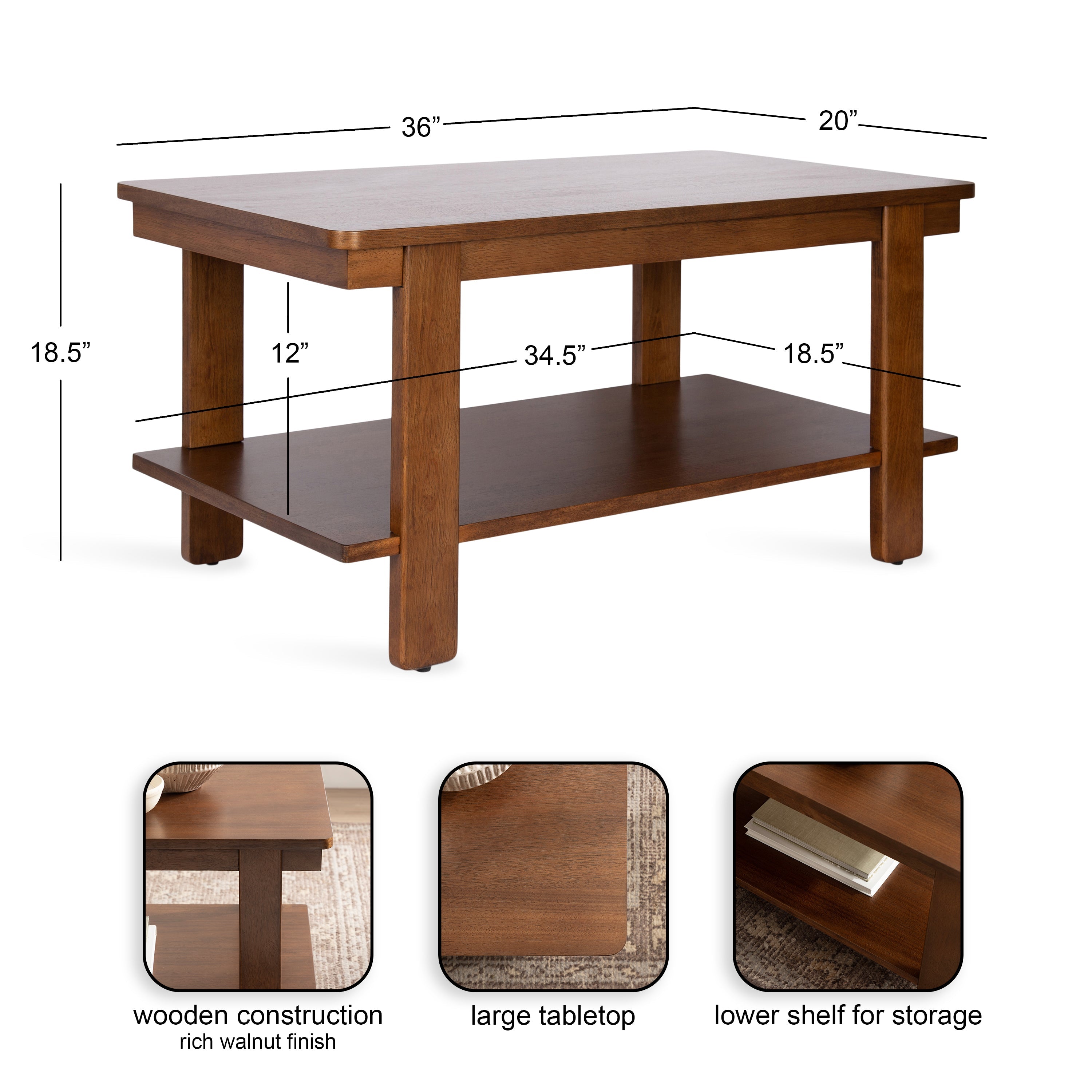 Foxford Rectangle Coffee Table